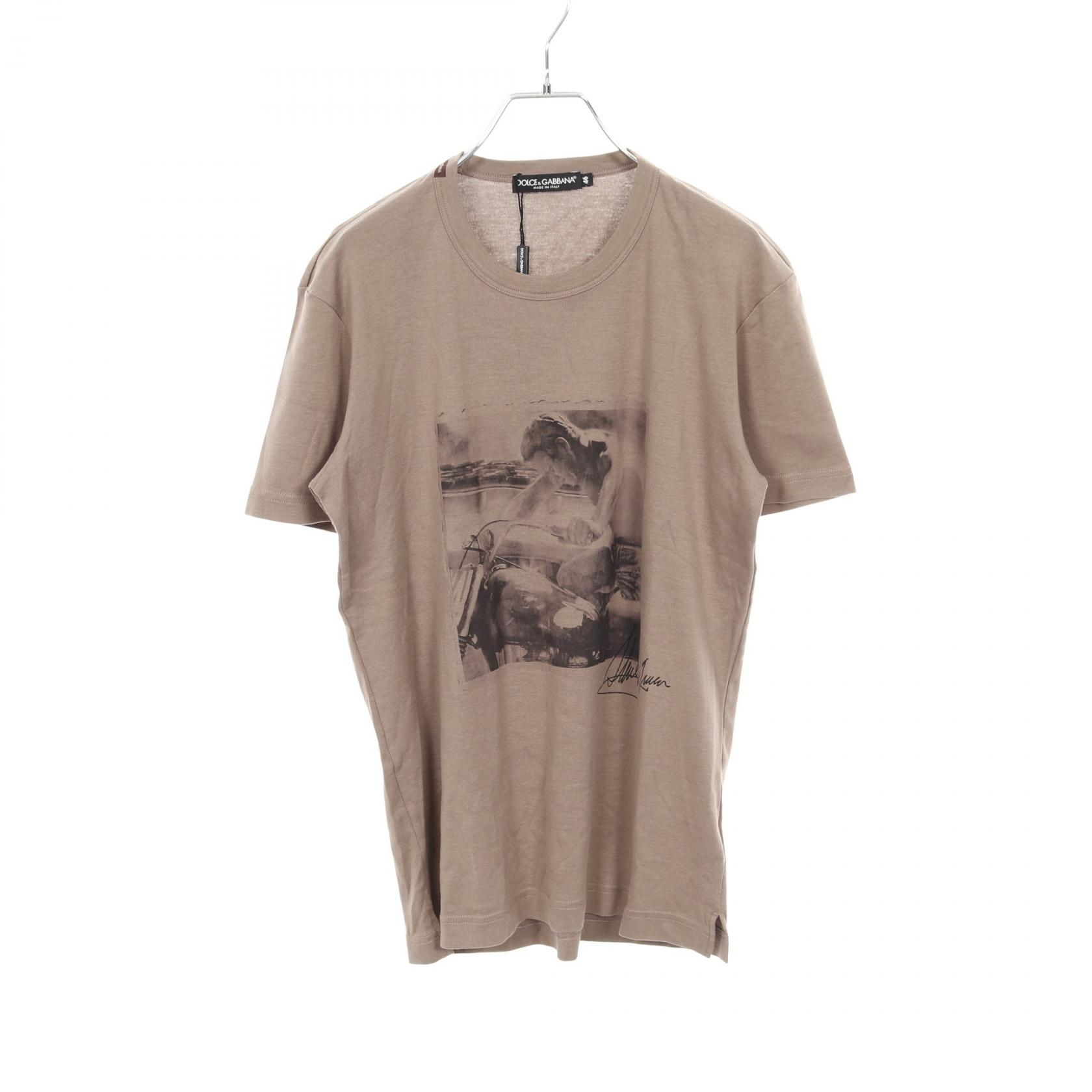 ≪5％OFFクーポン対象＆まとめ買い10%OFF≫ドルチェアンドガッバーナ DOLCE & GABBANA カットソー 衣料品 トップス コットン メンズ ブラウン系 G8DZ6T 【中古】 7,220円
