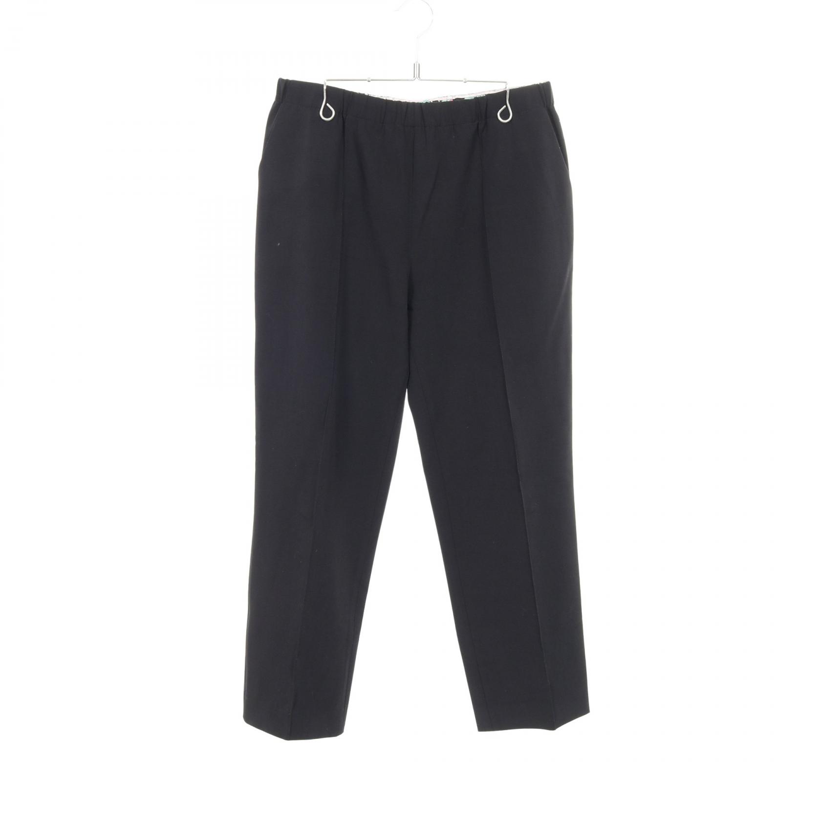 【ポイント5倍|4/18 0:00~4/20 23:59】レオナール LEONARD パンツ 衣料品 ボトムス ウール ナイロン レディース ブラック系 433622 【中古】