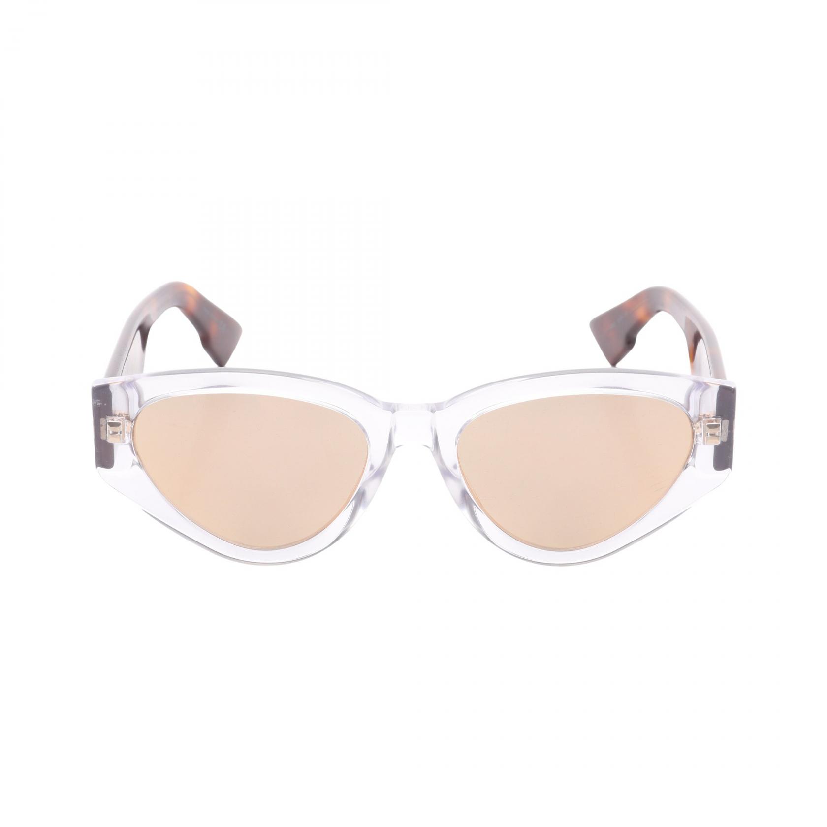≪5％OFFクーポン対象＆まとめ買い10%OFF≫ディオール Dior サングラス 衣料品 プラスチック レディース クリア系 / ブラウン系 DIORSPIRIT20860J 【中古】
