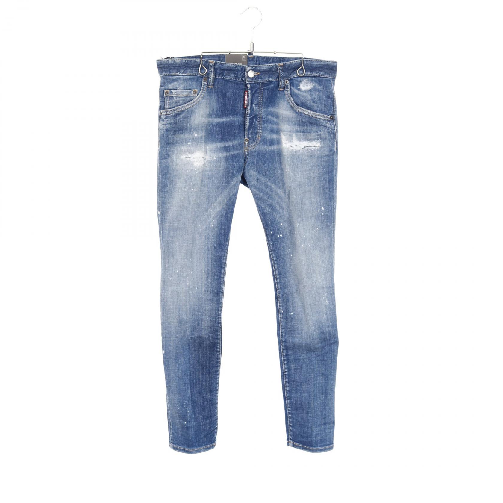 ≪5％OFFクーポン対象＆まとめ買い10%OFF≫ディースクエアード DSQUARED2 SKATER JEAN デニムパンツ 衣料品 ボトムス コットン メンズ ブルー系 S74LB1675S3087247048 【新品】 39,650円