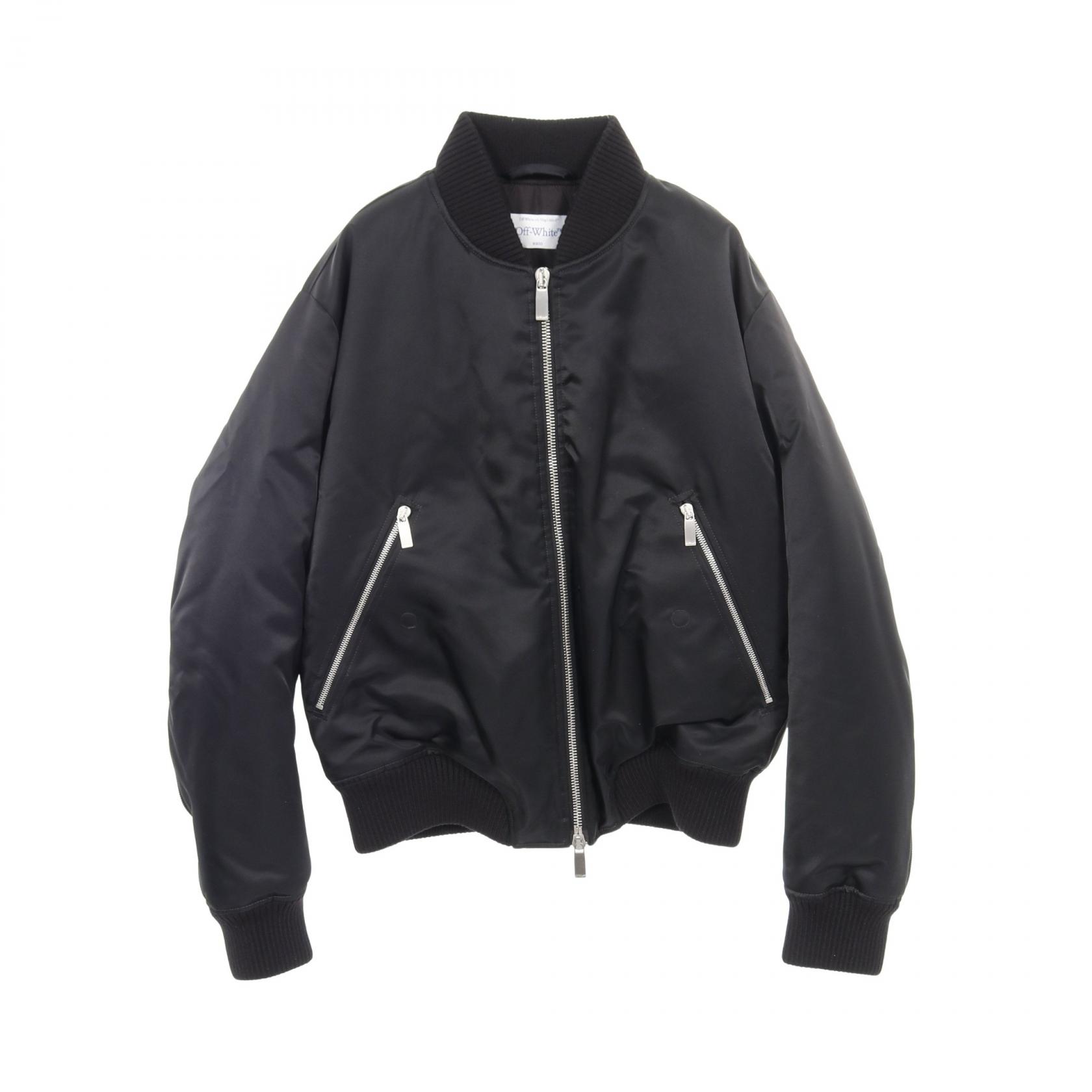 【ポイント5倍｜4/18 0:00～4/20 23:59】オフホワイト OFF-WHITE ブルゾン 衣料品 アウター ナイロン ポリアミド メンズ ブラック系 OMEH054F23FAB0011010 【新品】