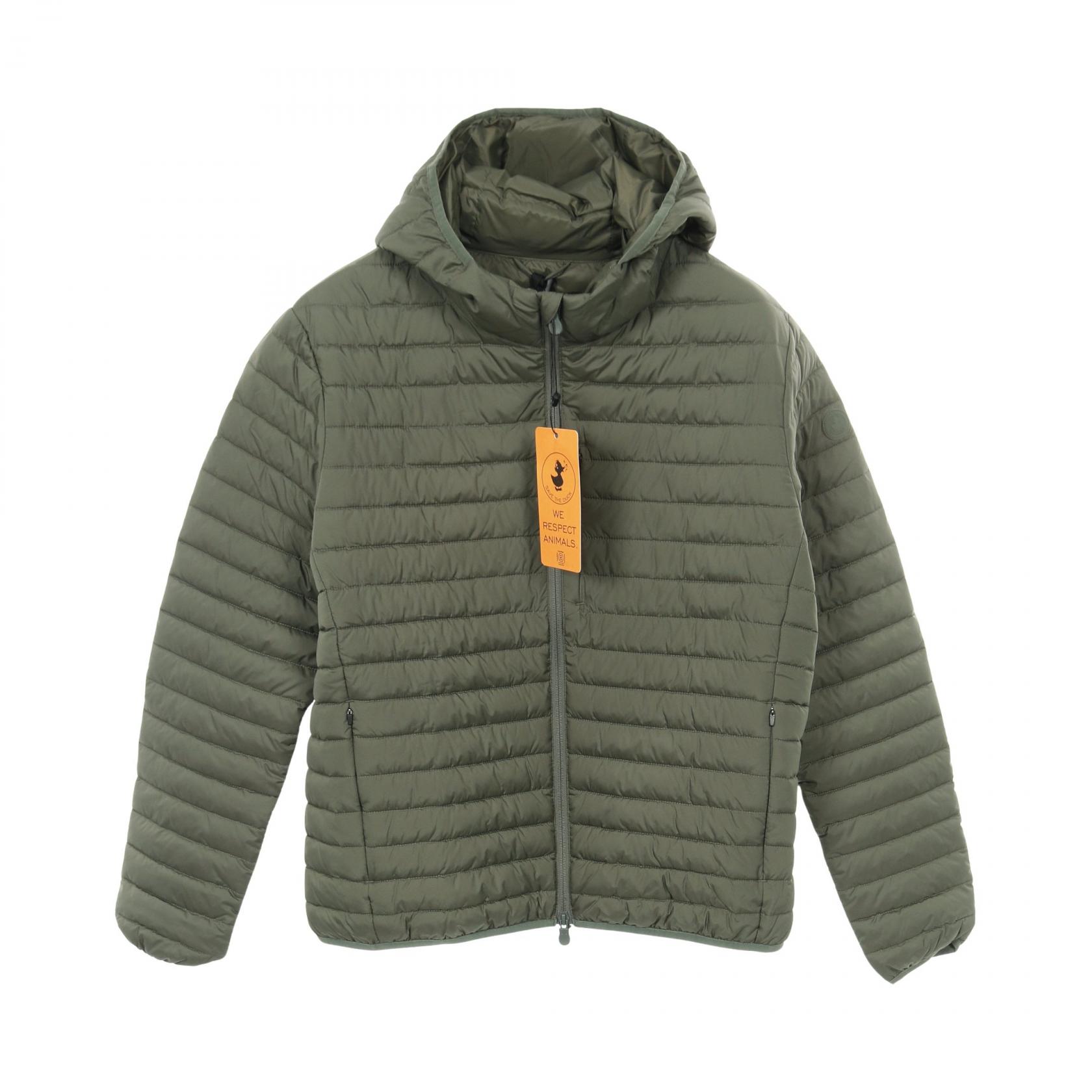 ≪5％OFFクーポン対象＆まとめ買い10%OFF≫セーブザダック SAVE THE DUCK ダウンジャケット 衣料品 アウター ナイロン メンズ カーキ系 D31273MMIRO2050028 【新品】