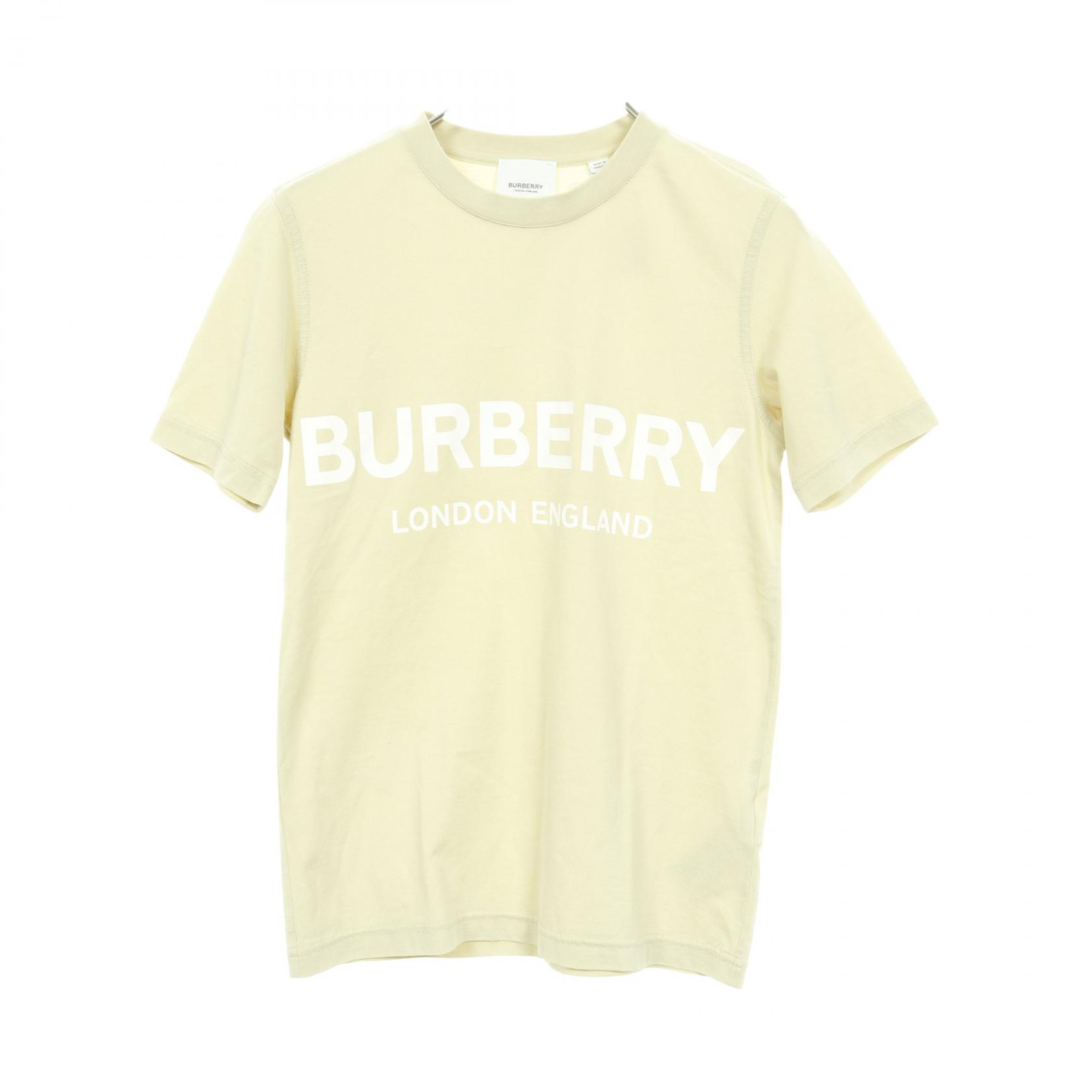 ≪5％OFFクーポン対象＆まとめ買い10%OFF≫バーバリー BURBERRY カットソー 衣料品 トップス コットン レディース グリーン系 8010223 【中古】