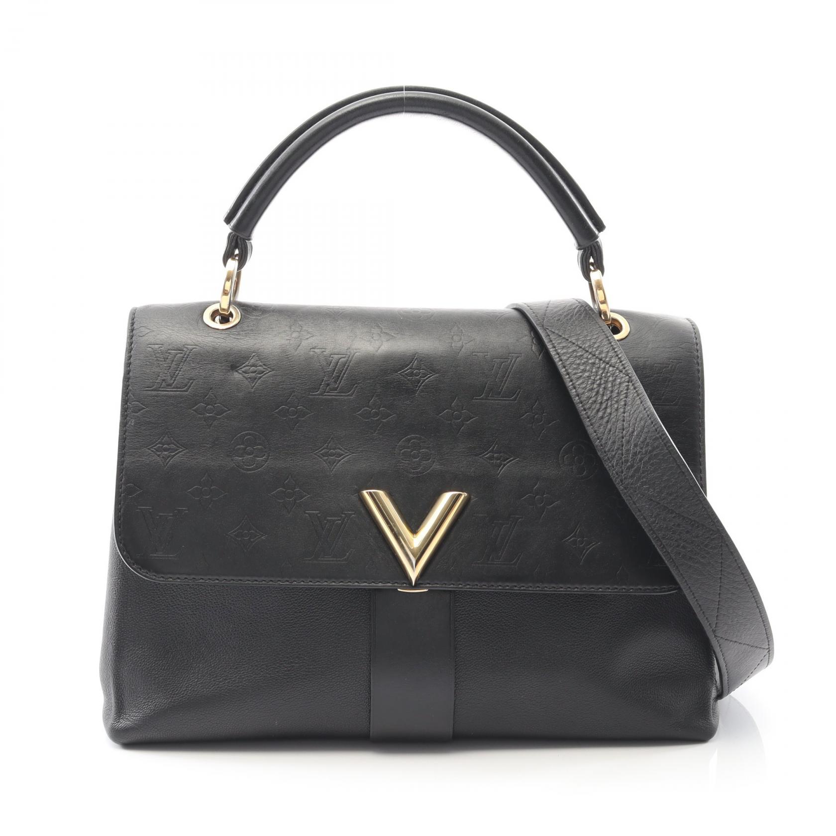 ≪5%OFFクーポン＆まとめ買い10% ～7/26 9:59〆≫ルイ・ヴィトン LOUIS VUITTON ヴェリー モノグラム ノワール ハンドバッグ バッグ レザー レディース ブラック系 M51989 【中古】｜BRANDOFF TOKYO