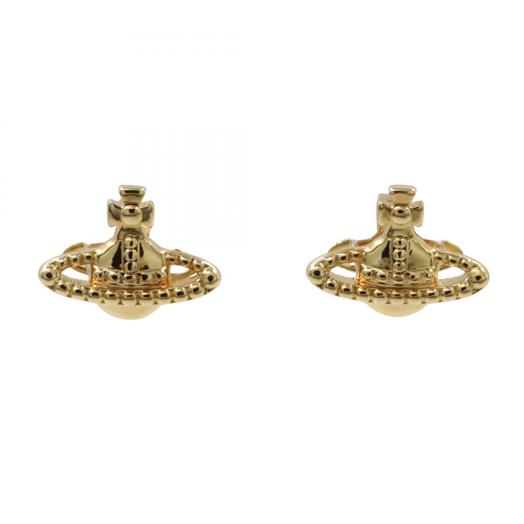 ≪5％OFFクーポン対象＆まとめ買い10%OFF≫ヴィヴィアンウエストウッド Vivienne Westwood ピアス ピアス ジュエリー 真鍮 メンズ レディース ゴールド系 62010015R001 【新品】