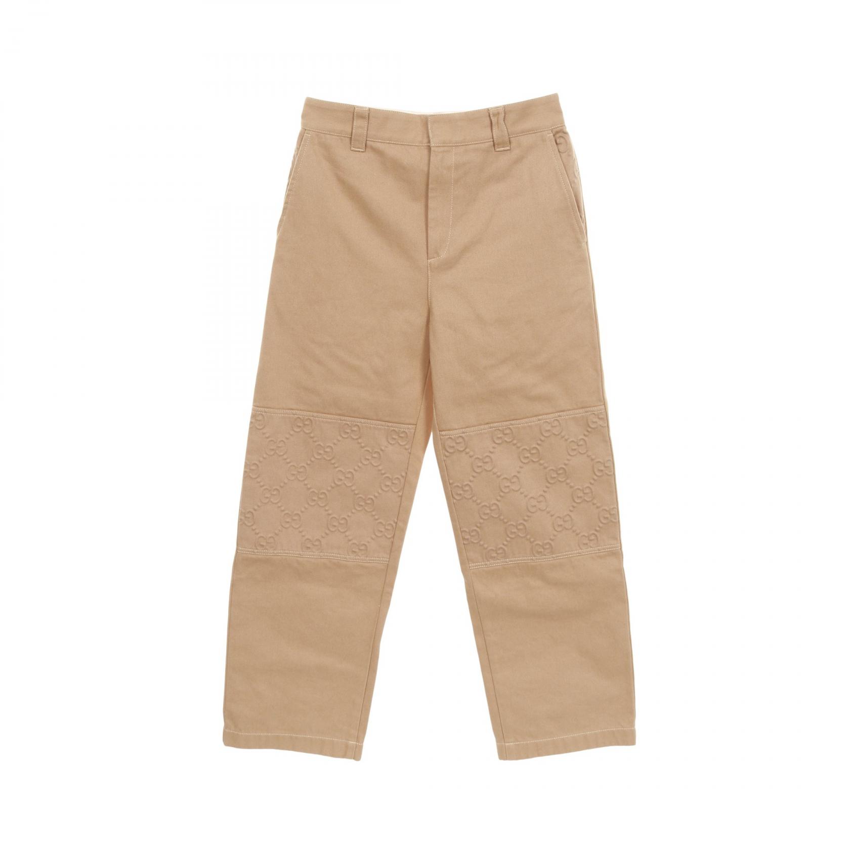 ≪5%OFFクーポン＆まとめ買い10% ～7/26 9:59〆≫グッチ GUCCI GG柄 オーガニックデニムパンツ デニムパンツ 衣料品 ボトムス コットン メンズ ベージュ系 【中古】｜BRANDOFF TOKYO