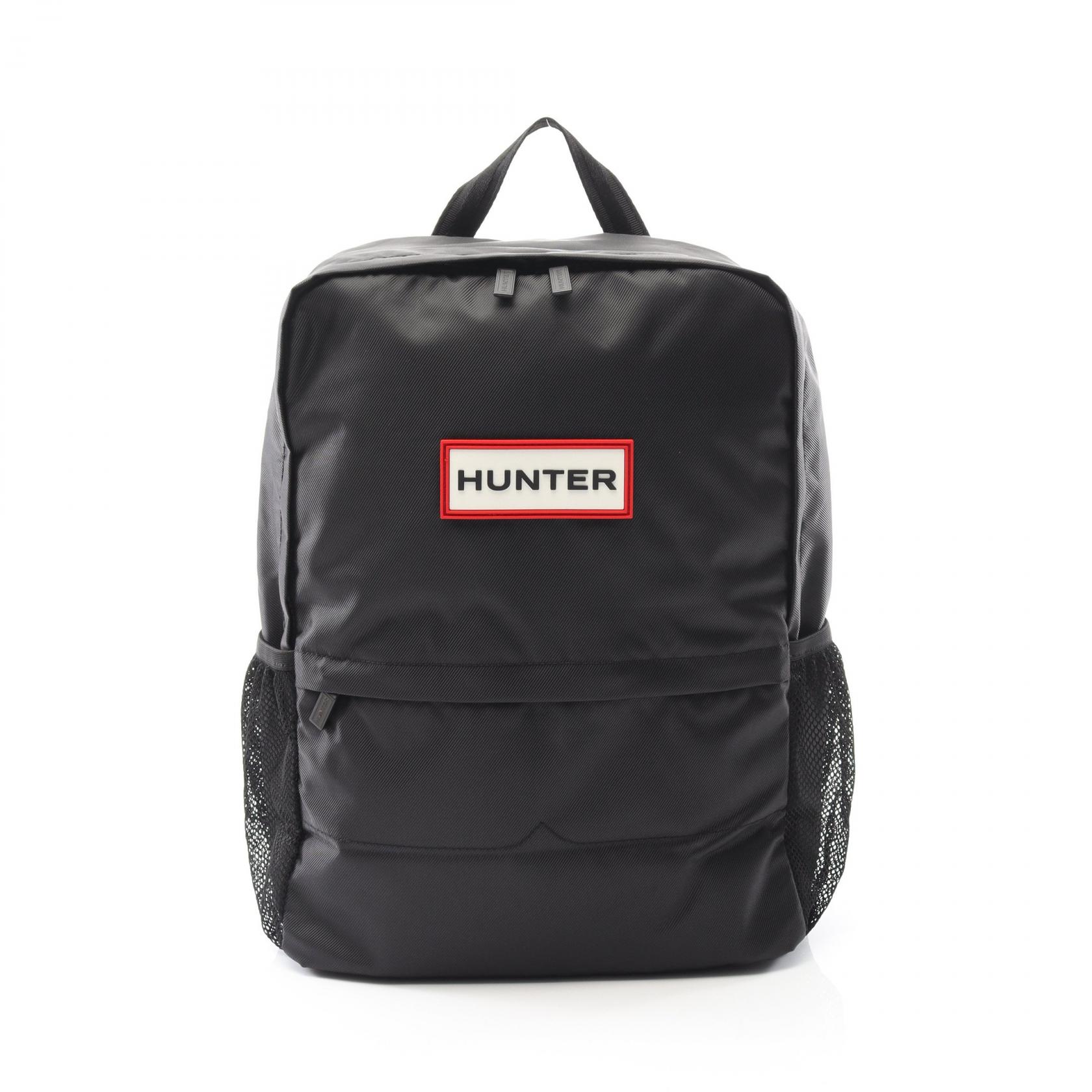 ≪5％OFFクーポン対象＆まとめ買い10%OFF≫ハンター HUNTER ORIGINAL ESSENTIAL BACKPACK リュックサック バックパック バッグ ポリエステル メンズ レディース ブラック系 UBB7110KBM-BLK 【新品】