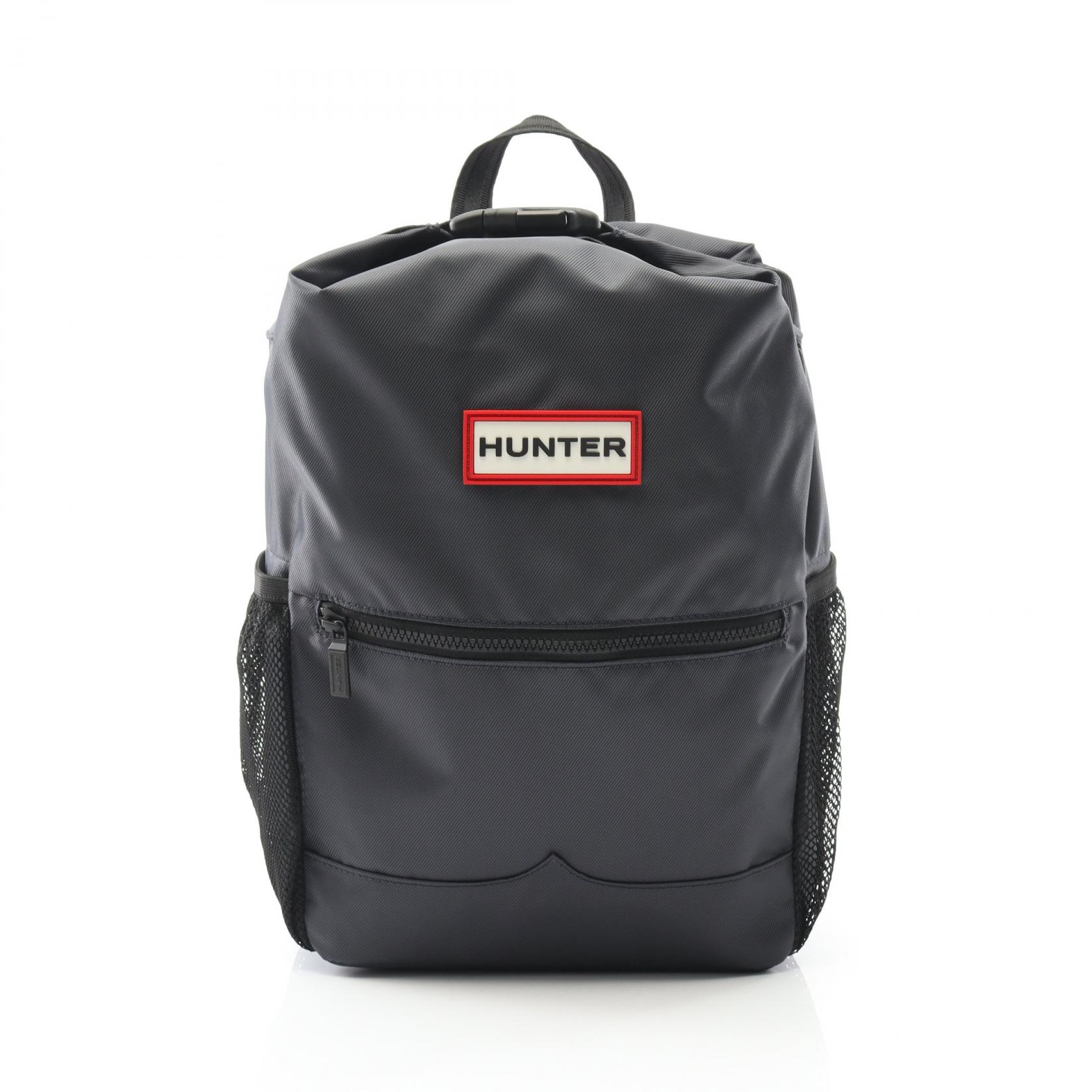 ハンター HUNTER トップクリップ ミディアム リュックサック バックパック バッグ ポリエステル メンズ レディース グレー系 UBB7115KBM-NVY 【新品】