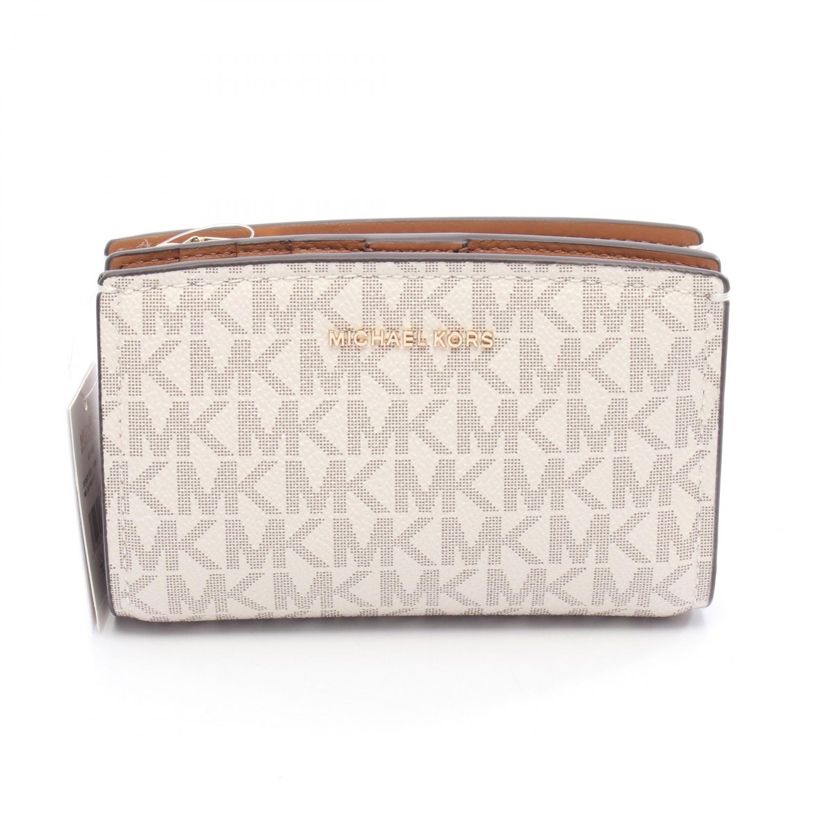 マイケルコース Michael Kors BRYANT ブライアント 二つ折り財布 財布 PVC レディース ホワイト系 / グレー系 32S5GYTZ2B149 【新品】