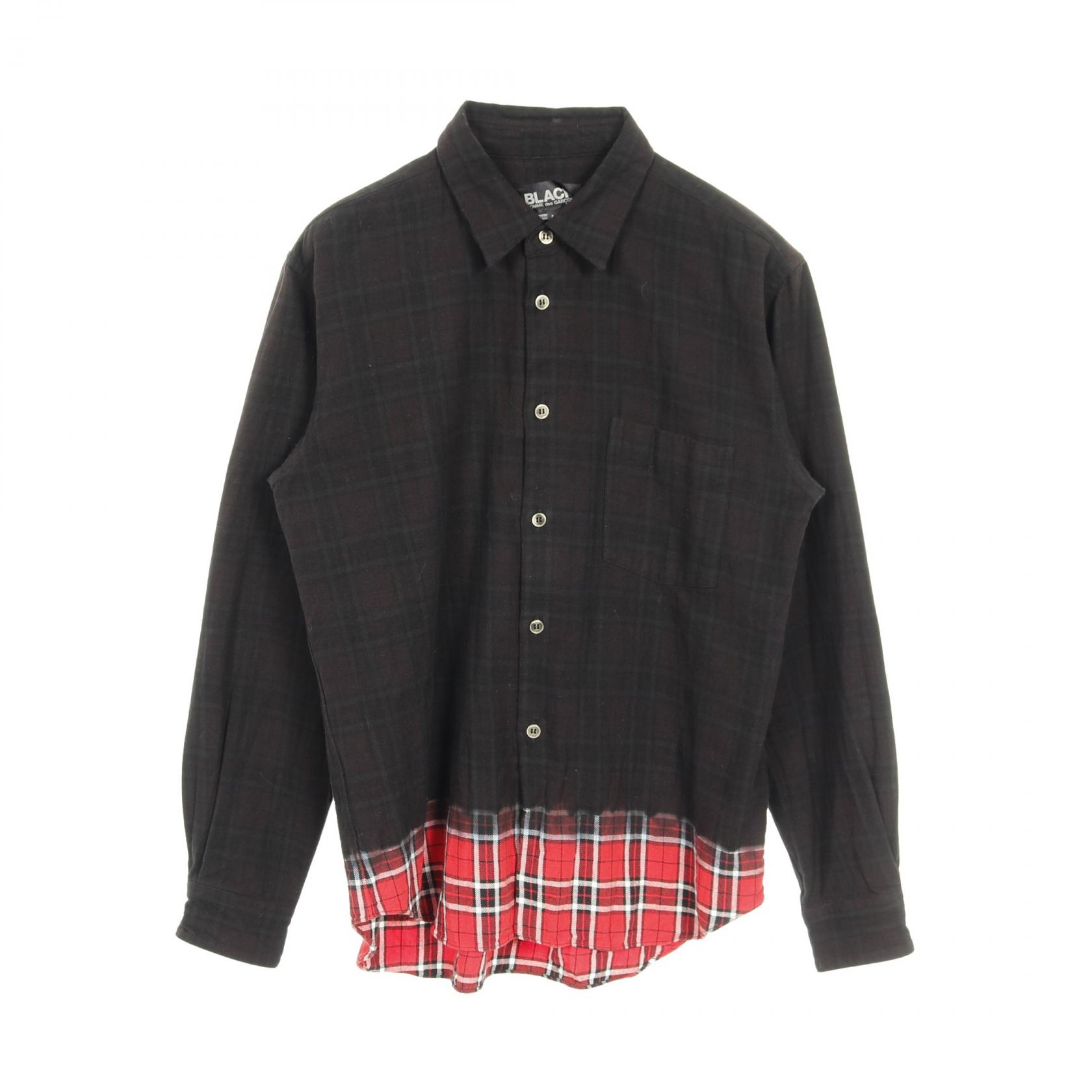 ≪5％OFFクーポン対象＆まとめ買い10%OFF≫ブラックコムデギャルソン BLACK COMME des GARCONS 衣料品 トップス コットン メンズ ブラック系 / レッド系 / ホワイト系 【中古】