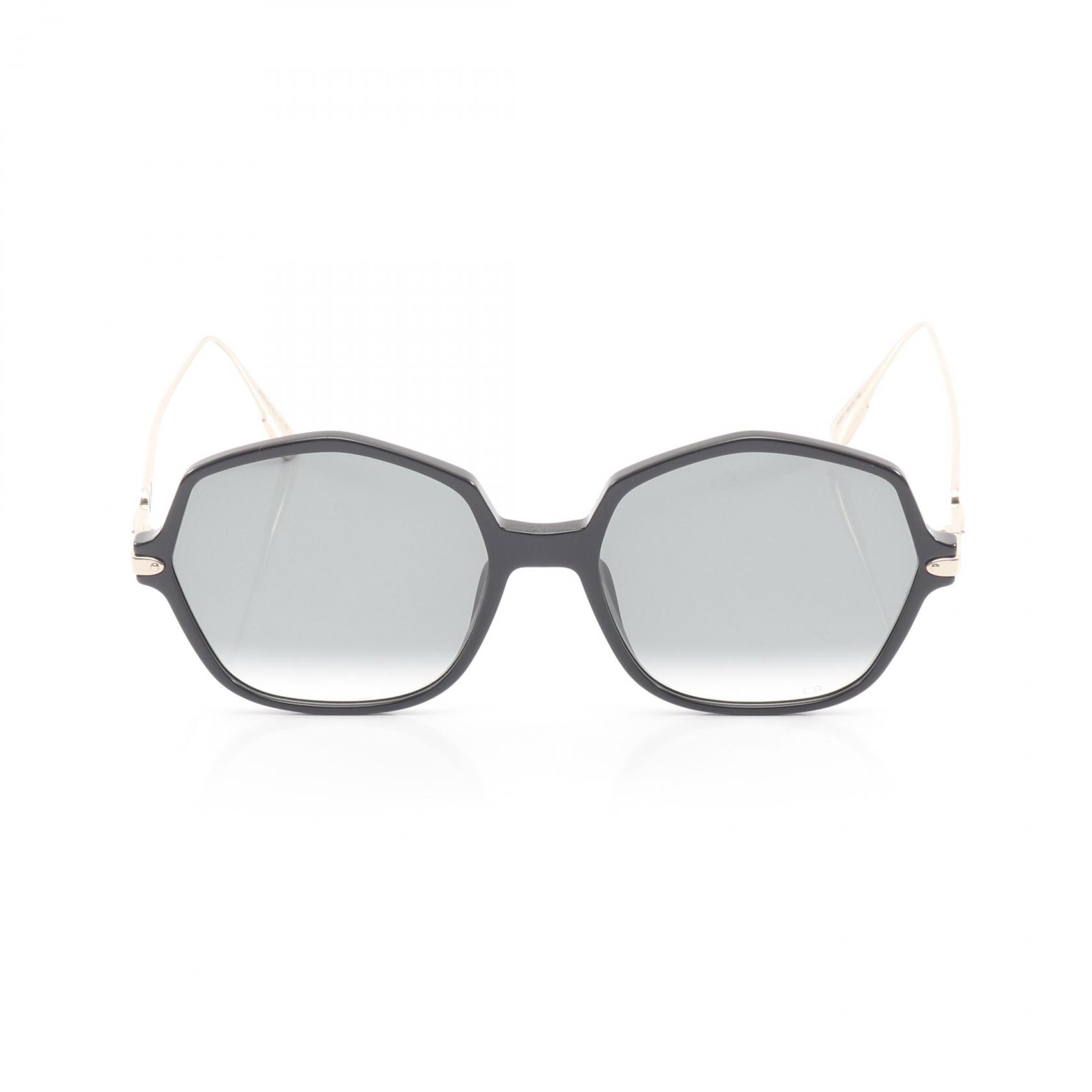 ディオール Dior DIOR LINK2 サングラス 衣料品 GP / プラスチック レディース ブラック系 / ゴールド系 【中古】