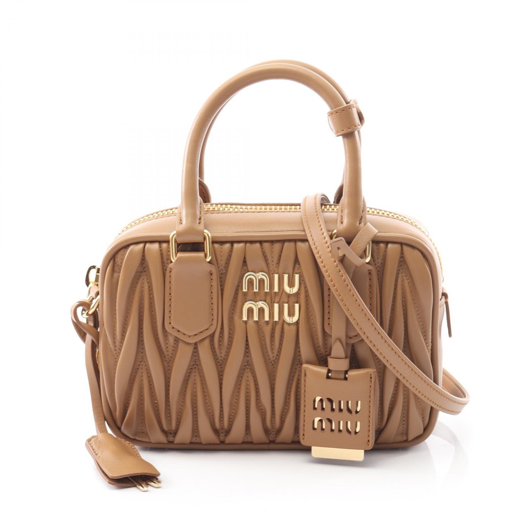 楽天市場】MIUMIU ミュウミュウ ハンドバッグ MATELASSE