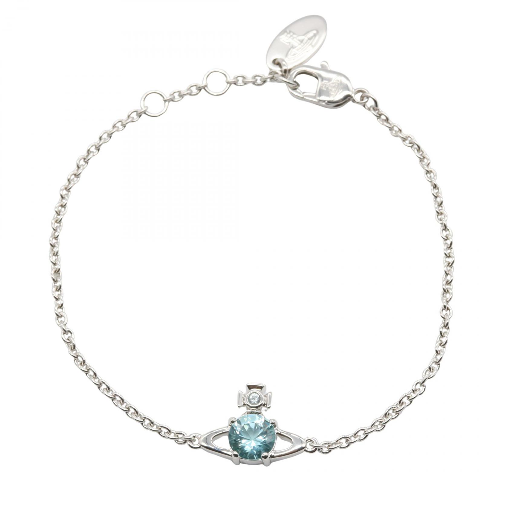 ヴィヴィアンウエストウッド Vivienne Westwood レイナ スモール ブレスレット ブレスレット アクセサリー 真鍮 レディース シルバー系 / グリーン系 61020056/02P655 【新品】