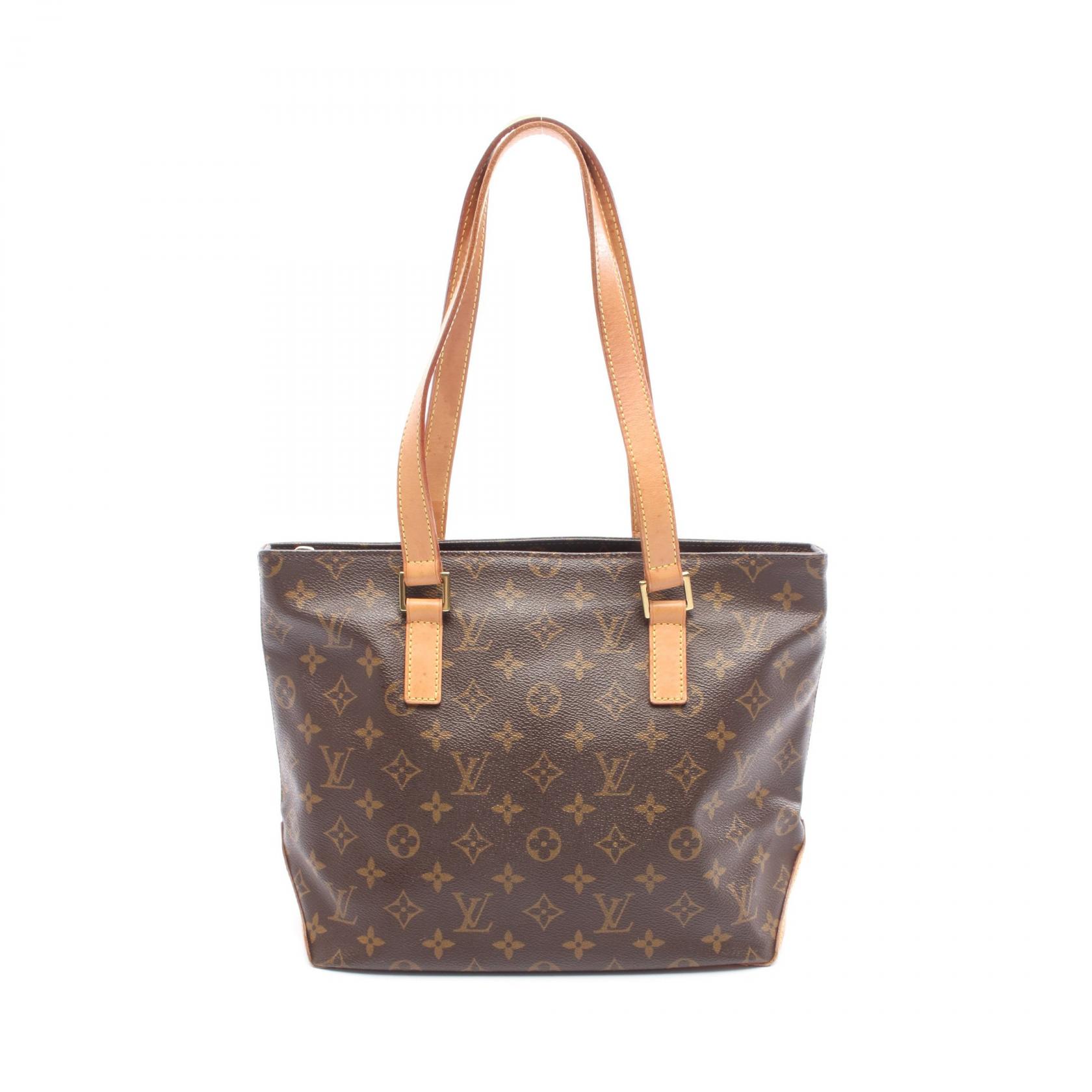 ルイ・ヴィトン LOUIS VUITTON カバピアノ ショルダーバッグ バッグ PVCコーティングキャンバス レザー モノグラム レディース ブラウン系 M51148 【中古】