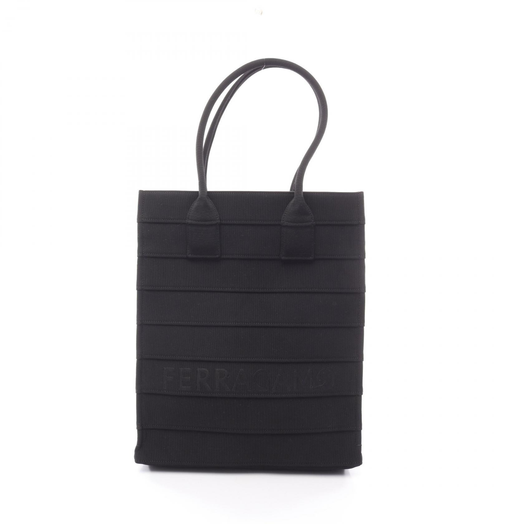 サルヴァトーレフェラガモ Salvatore Ferragamo トートバッグ バッグ ファブリック レディース ブラック系 GG-213986 【中古】