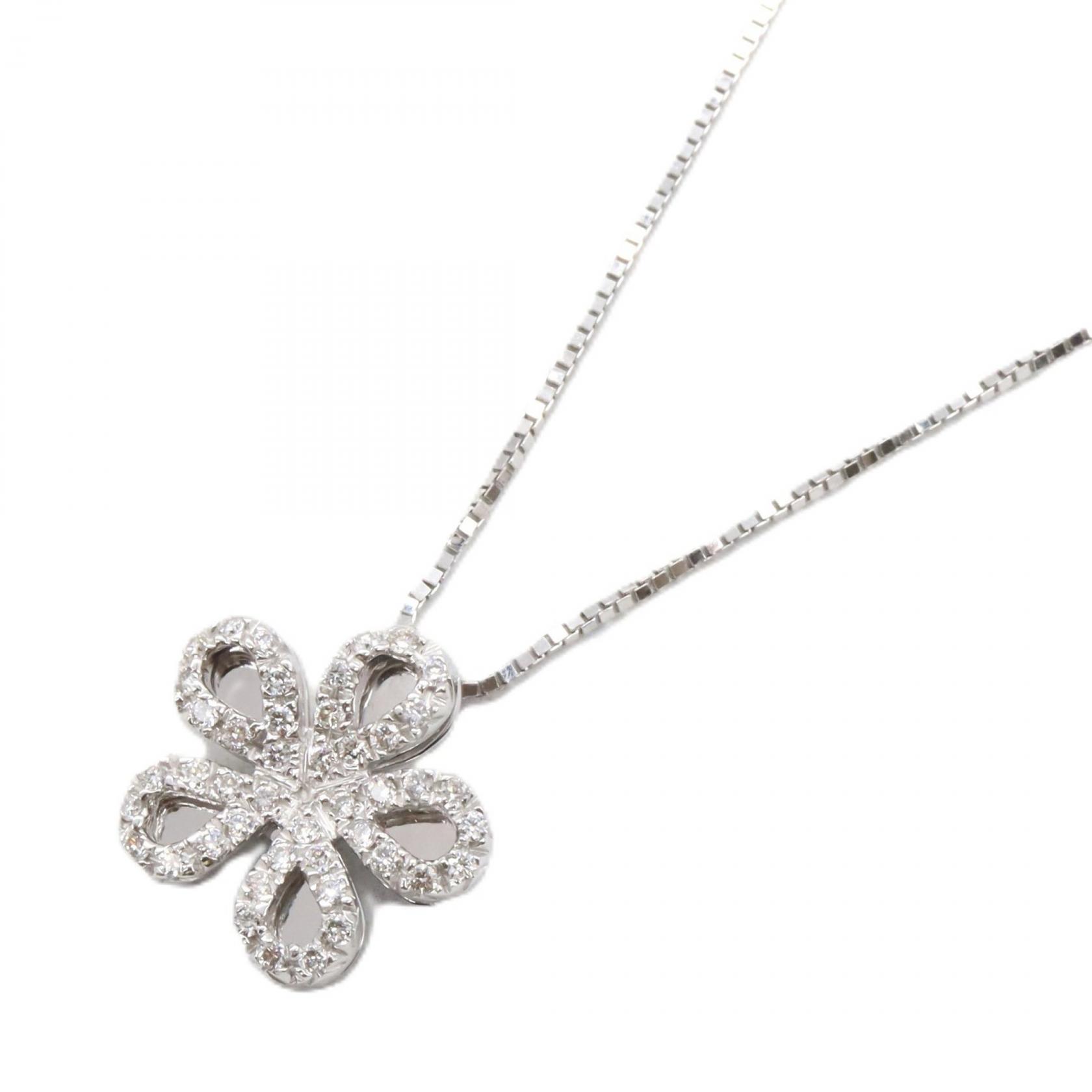 ジュエリー JEWELRY Zoccai ダイヤ ネックレス ネックレス ジュエリー K18WG（ホワイトゴールド） ダイヤモンド レディース シルバー系 Zoccai 【中古】｜BRANDOFF TOKYO 189,000円