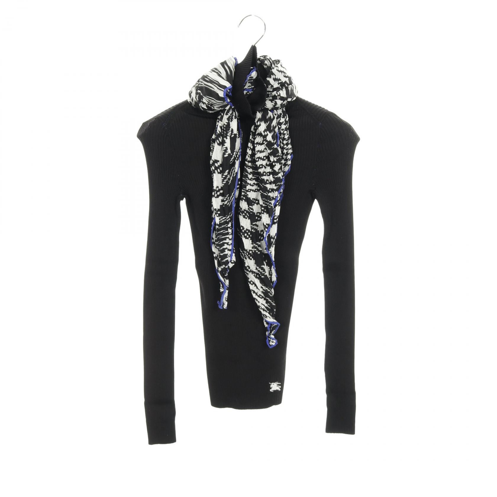 バーバリー BURBERRY ニット 衣料品 トップス ビスコース レディース ブラック系 【中古】 27,300円