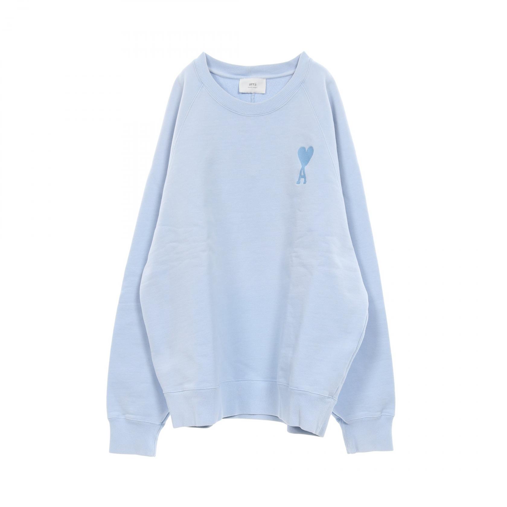 ami ライトブルーグレー スウェット トレーナー 楽天市場】アミ AMI トレーナー メンズ スウェット ユニセックス着用可