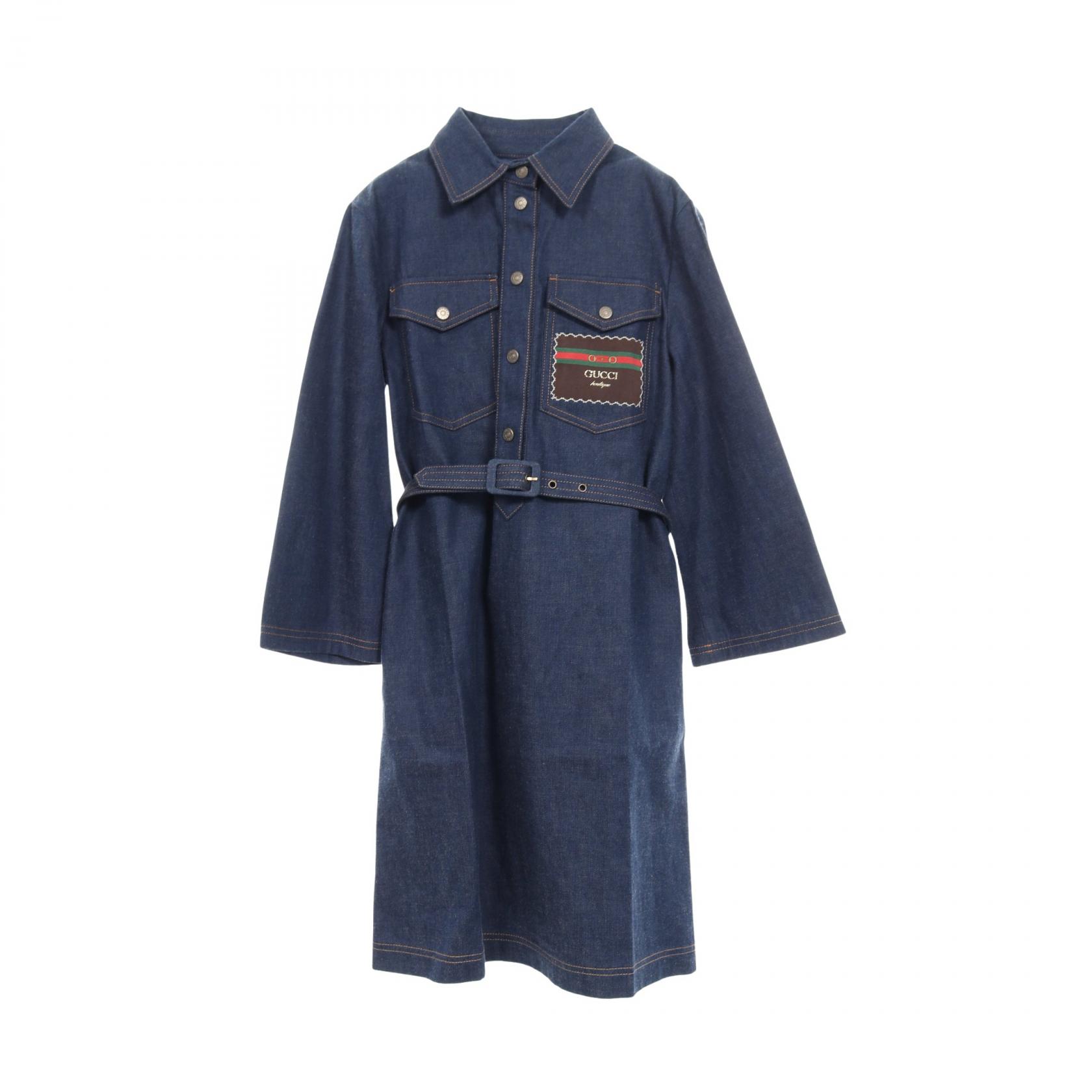 楽天市場】【返品可】GUCCI グッチ ロゴマーク ニット 半袖 ワンピース