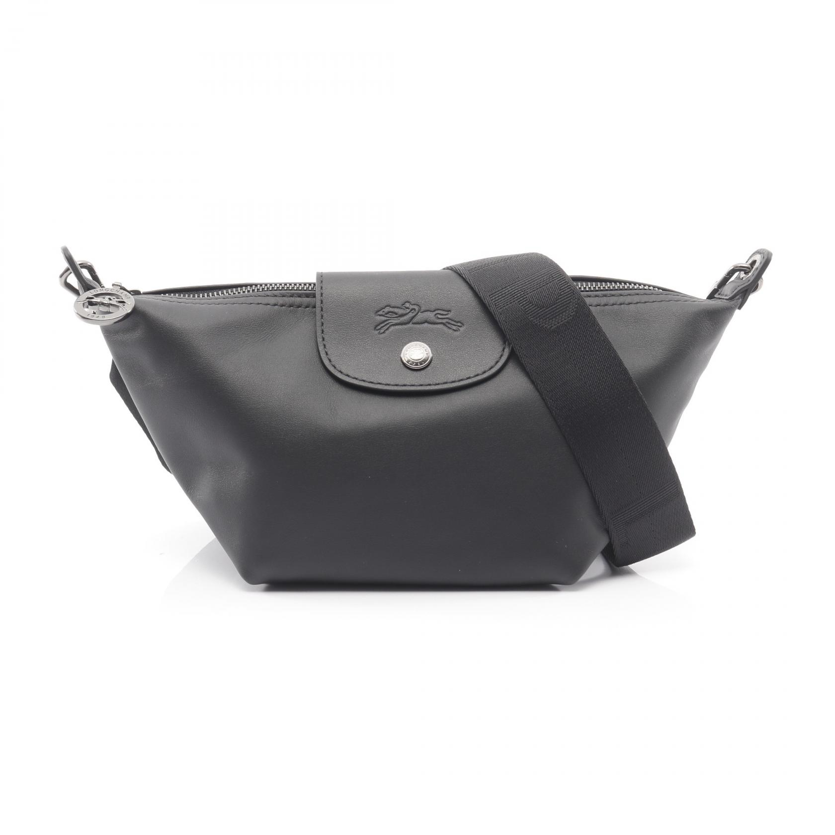 ロンシャン Longchamp Le Pliage Xtra XS ル プリアージュ エクストラ クロスボディバッグ ショルダーバッグ バッグ レザー メンズ ブラック系 10212987001 【新品】