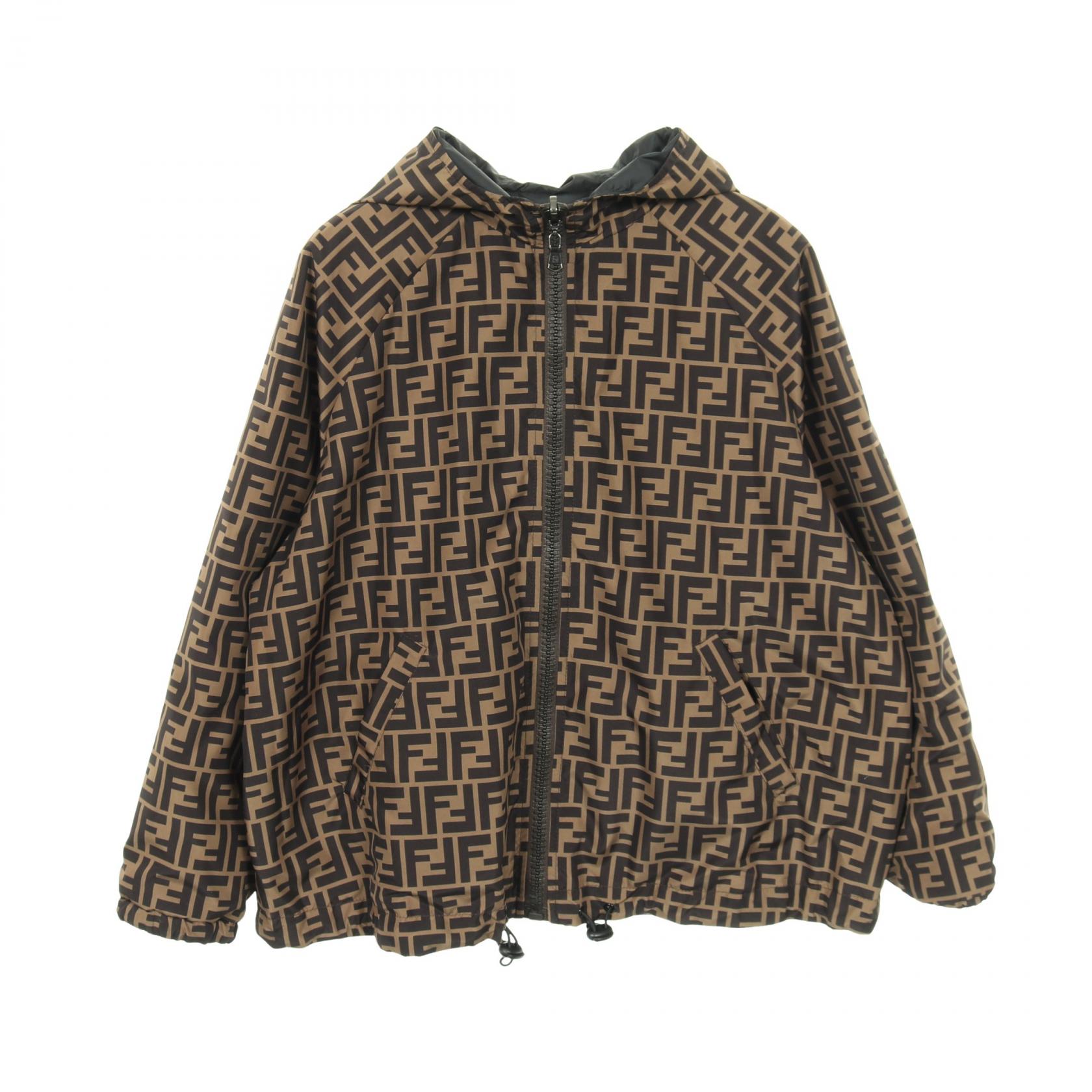 楽天市場】【中古】 Fendi フェンディ コート・ジャケット ズッカ柄