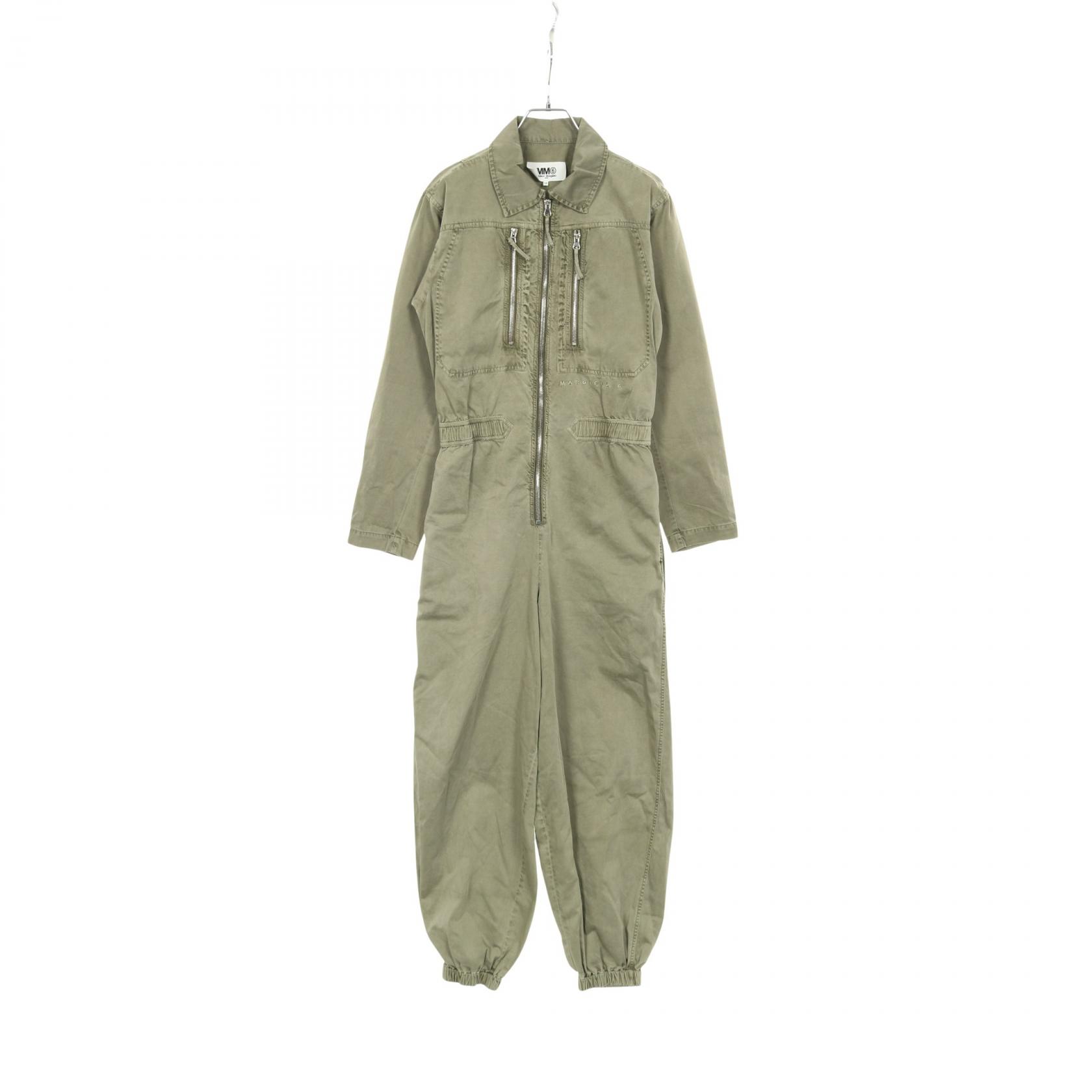 エムエムシックス MM6 キッズ ツナギ 衣料品 コットン メンズ レディース カーキ系 【中古】