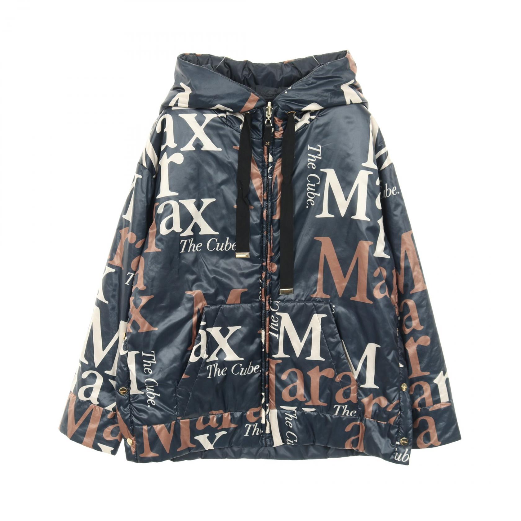 ≪5％OFFクーポン対象＆まとめ買い10%OFF≫マックスマーラ MAX MARA The Cube 衣料品 アウター ポリエステル レディース ネイビー系 / アイボリー系 / ブラウン系 【中古】