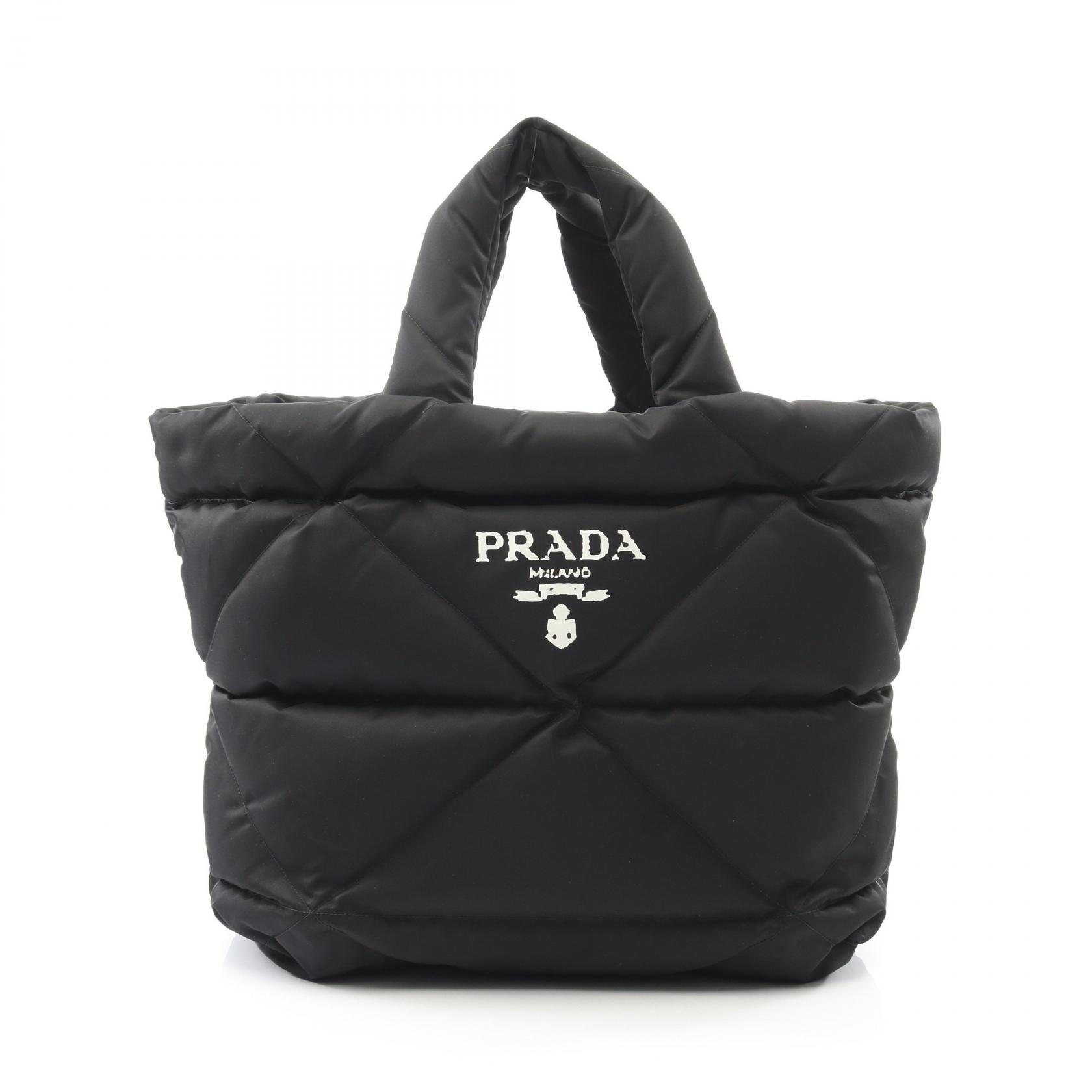 【1万円OFFクーポン対象】プラダ PRADA Re-Nylon トートバッグ バッグ ナイロン レディース ブラック系 【中古】