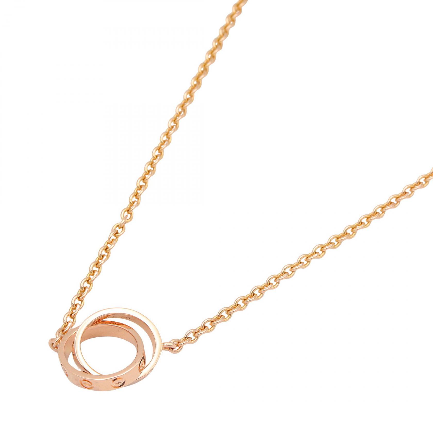 カルティエ CARTIER ベビーラブ ネックレス ネックレス ジュエリー K18PG（ピンクゴールド） レディース ゴールド系 B7212300 【中古】