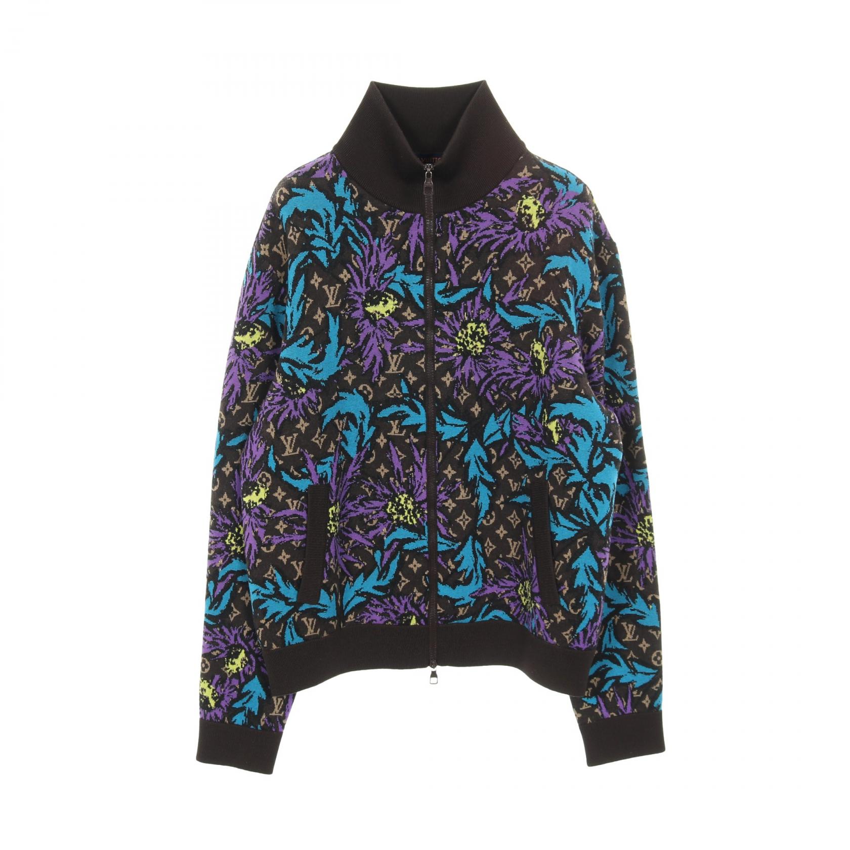 【5千円OFFクーポン対象】ルイ・ヴィトン LOUIS VUITTON モノグラム シスル ニット 衣料品 アウター ウール メンズ ブラウン系 / マルチカラー RM231UH8 HON96W 【中古】