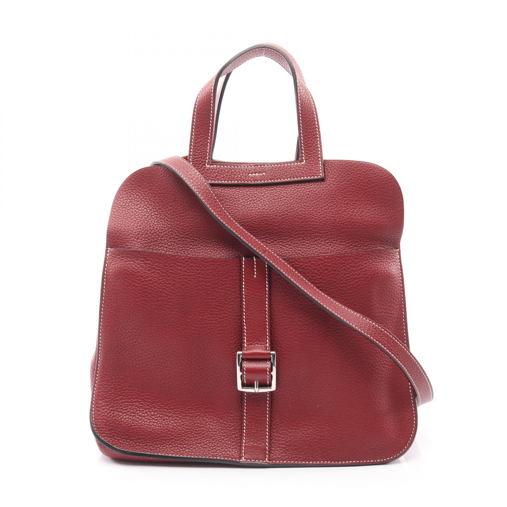 ≪5%OFFクーポン&まとめ買い10% ~7/26 9:59〆≫エルメス HERMES アルザン31 ハンドバッグ バッグ レザー トリヨンクレマンス レディース レッド系 H082028CC55 【中古】|BRANDOFF TOKYO