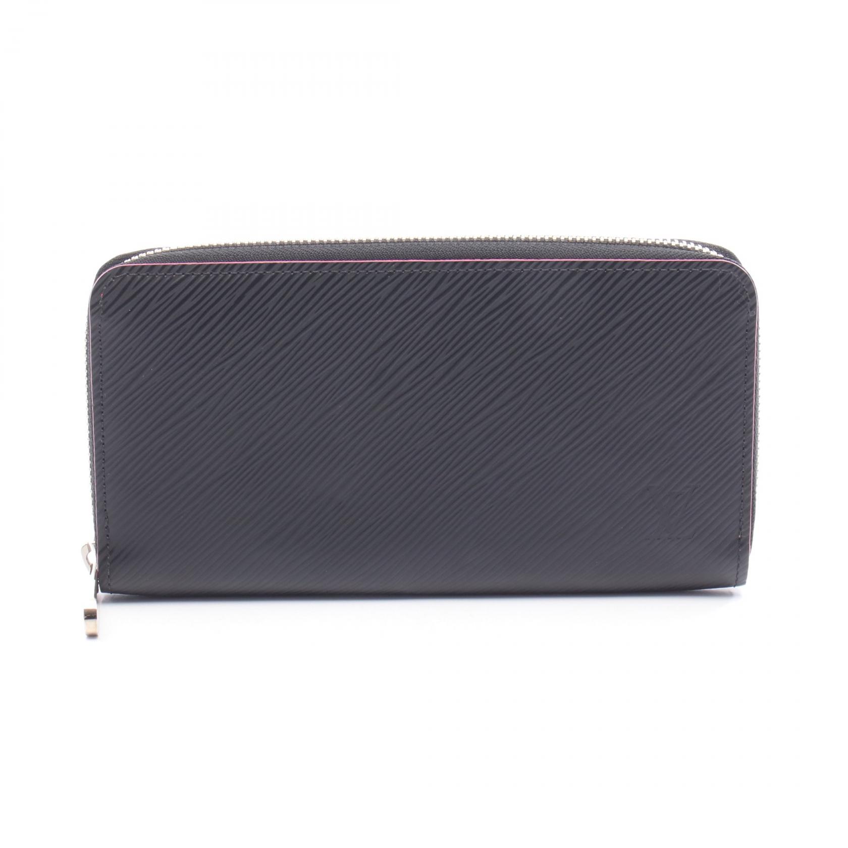 【2千円OFFクーポン対象】ルイ・ヴィトン LOUIS VUITTON ジッピーウォレット エピ ノワール ホットピンク ラウンド長財布 財布 レザー レディース ブラック系 / ピンク系 M64838 【中古】