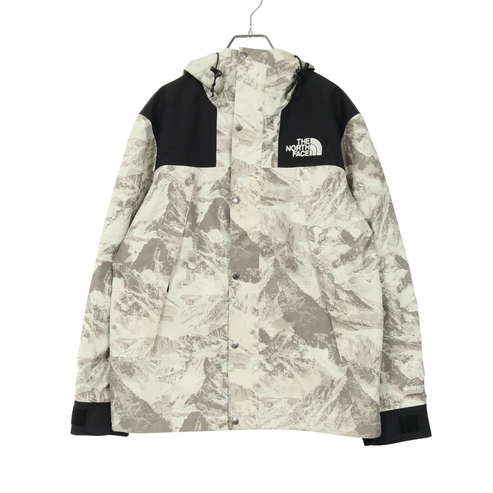 ザノースフェイス ホワイトレーベル THE NORTH FACE WHITE LABEL NOVELTY GTX MOUNTAIN JACKET マウンテンパーカー 衣料品 アウター ポリエステル メンズ レディース ベージュ系 / ブラック系 NJ2GP50B 【中古】