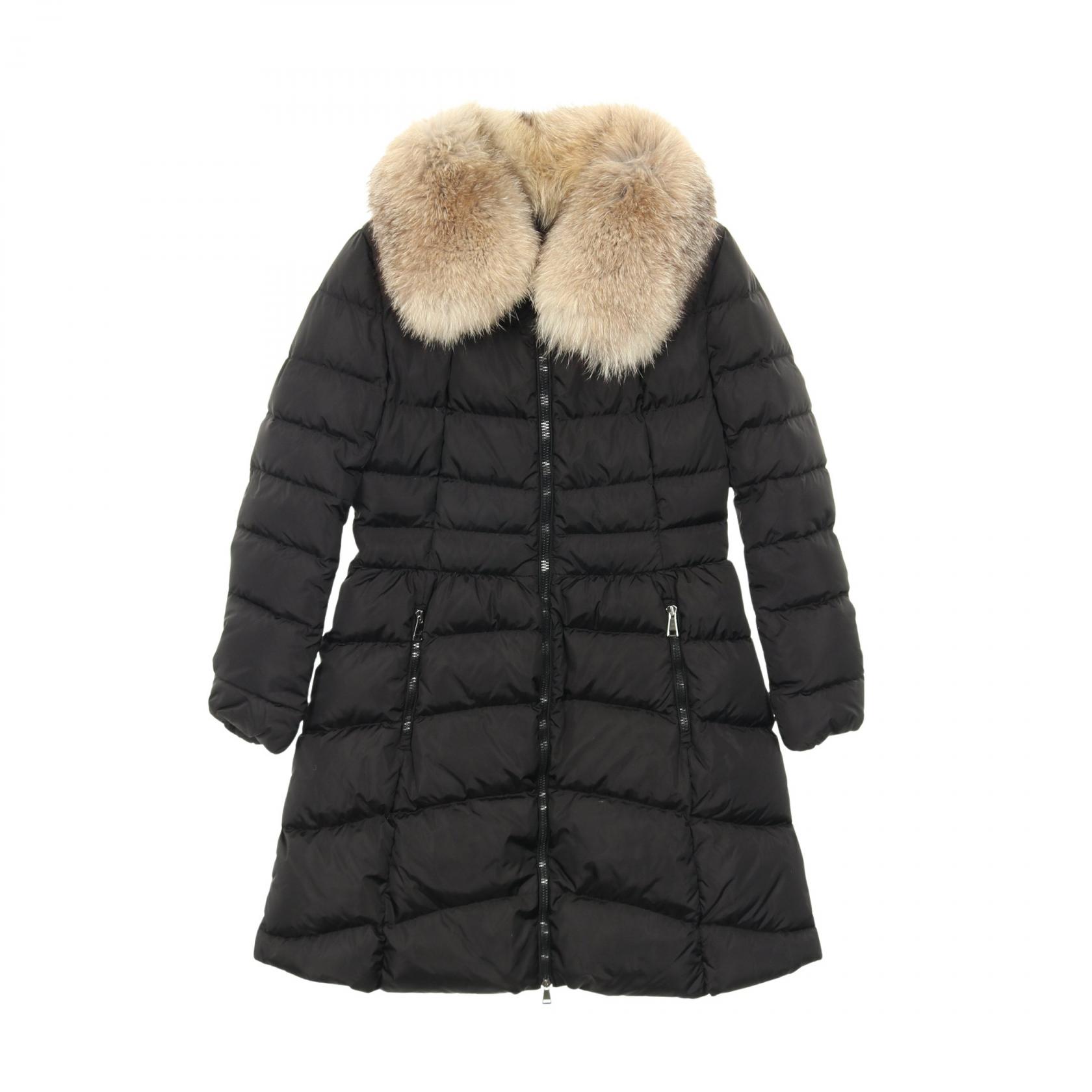 ≪5%OFFクーポン&まとめ買い10% ~7/26 9:59〆≫モンクレール MONCLER HIRONDELLE ダウンジャケット 衣料品 アウター ナイロン レディース ブラック系 【中古】|BRANDOFF TOKYO