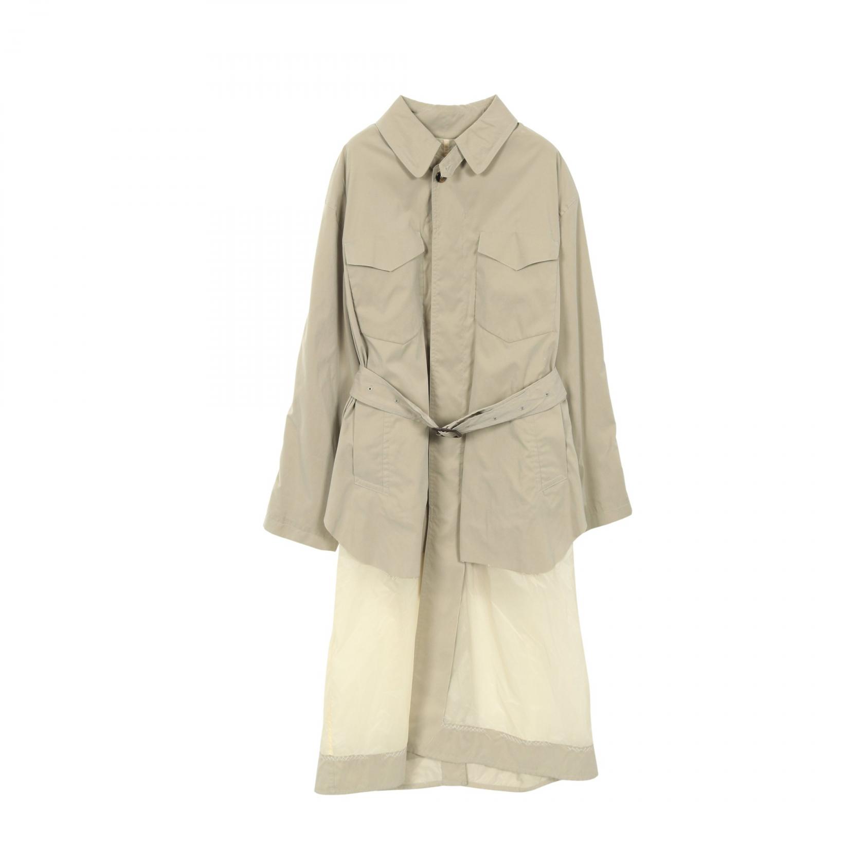 ≪5%OFFクーポン＆まとめ買い10% ～7/26 9:59〆≫メゾンマルジェラ1 10 Maison Margiela 1 10 トレンチコート 衣料品 アウター ナイロン ポリエステル メンズ ベージュ系 S51AH0194STZ12196140 【新品】｜BRANDOFF TOKYO 102,500円