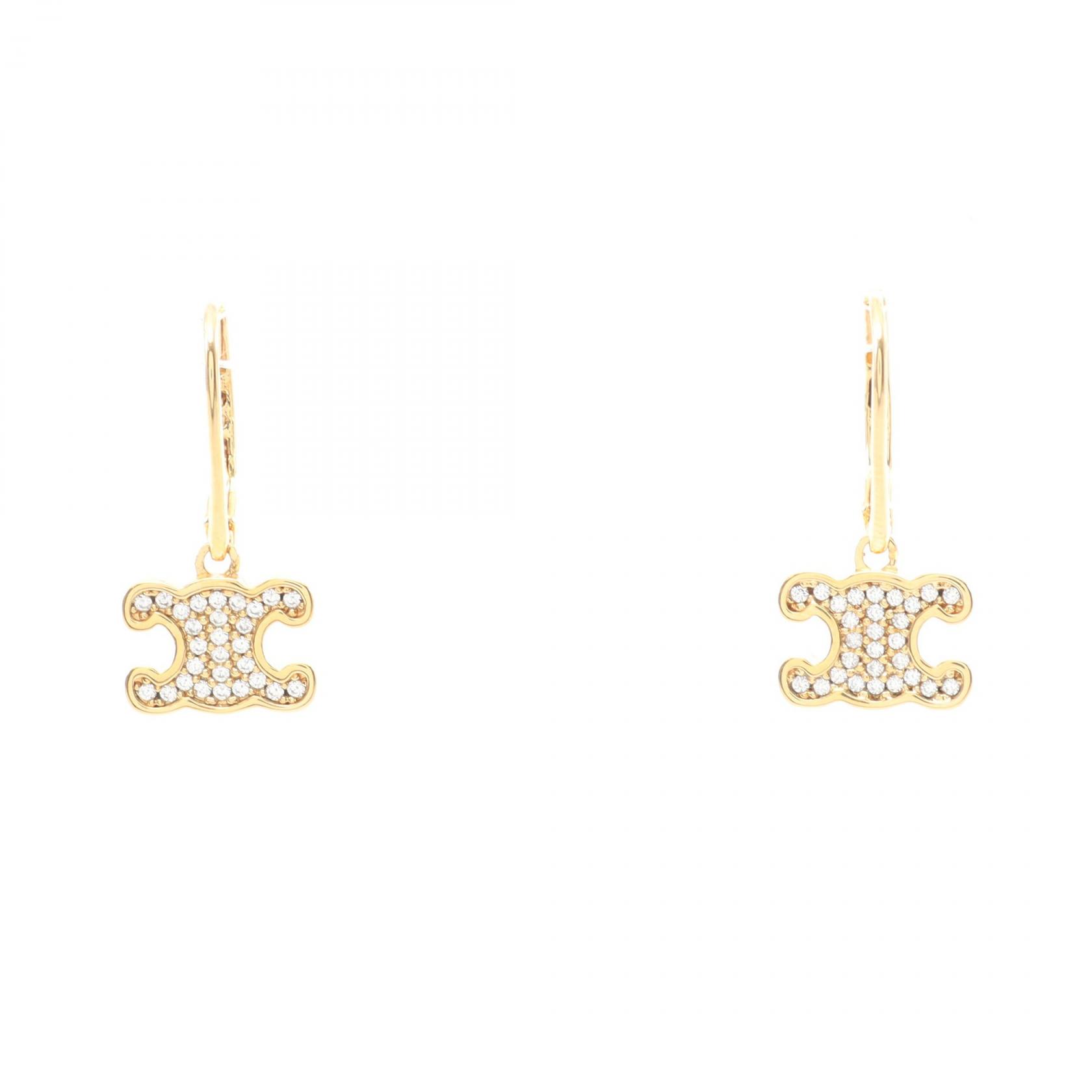 楽天市場】CELINE セリーヌ フープピアス Small Gourmette Hoops