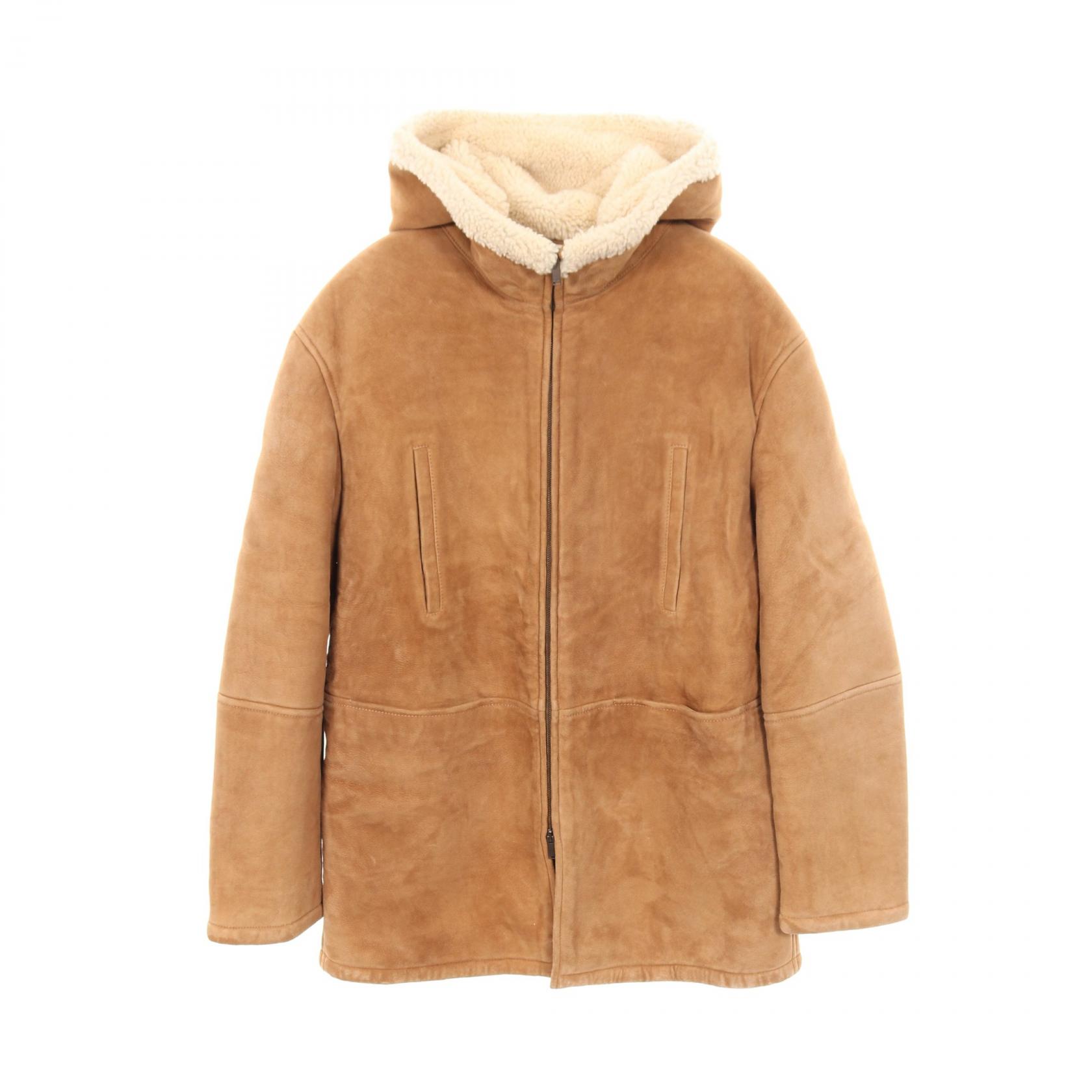 【ポイント5倍｜4/18 0:00～4/20 23:59】サンローランパリ SAINT LAURENT PARIS 衣料品 アウター スウェード メンズ ブラウン系 【中古】