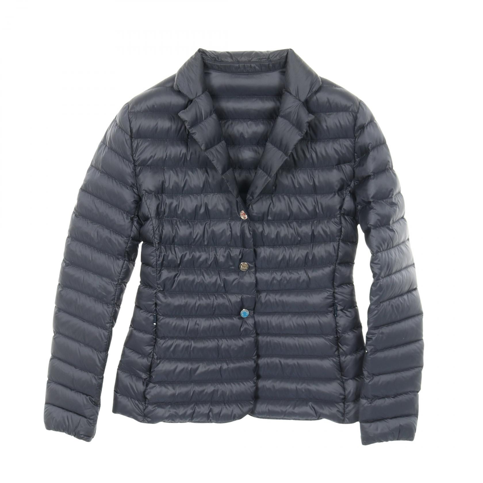 【5千円OFFクーポン対象】モンクレール MONCLER OPALE ダウンジャケット 衣料品 アウター ナイロン レディース ネイビー系 【中古】