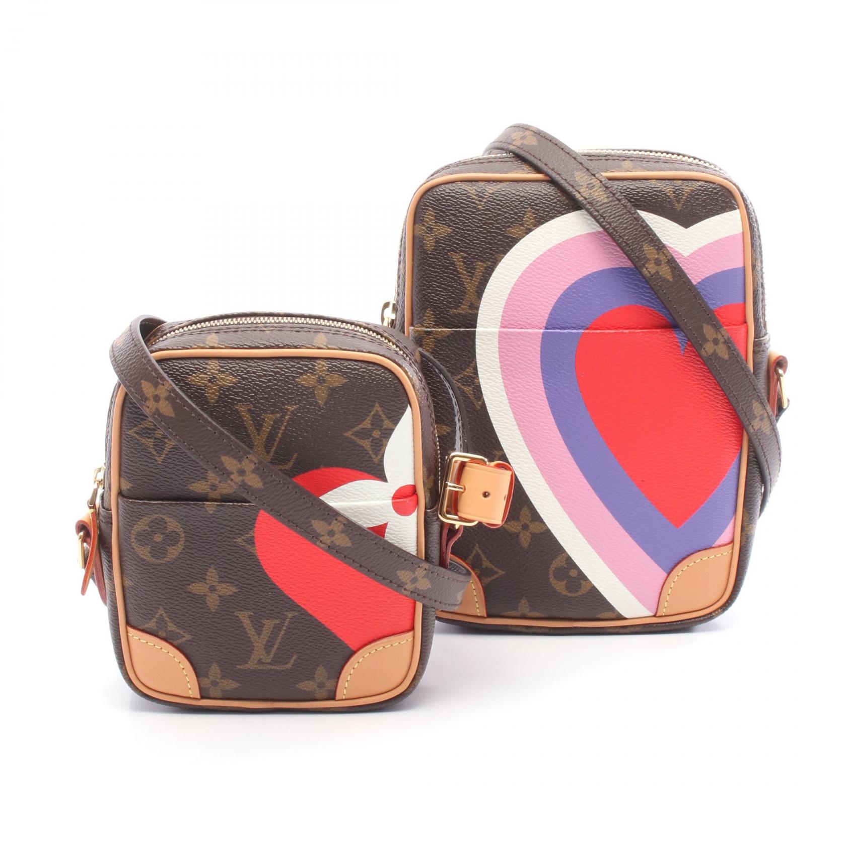 ルイ・ヴィトン LOUIS VUITTON パナム セット ショルダーバッグ バッグ PVCコーティングキャンバス レザー ゲームオン・モノグラム レディース ブラウン系 / マルチカラー M57450 【中古】｜BRANDOFF TOKYO 194,500円