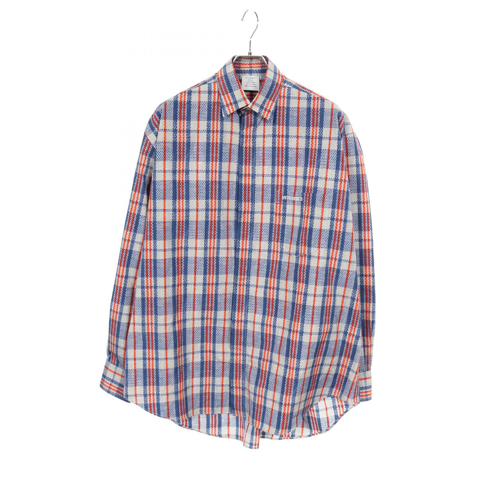 楽天市場】VETEMENTS ヴェトモン フランネルチェックシャツ コットン
