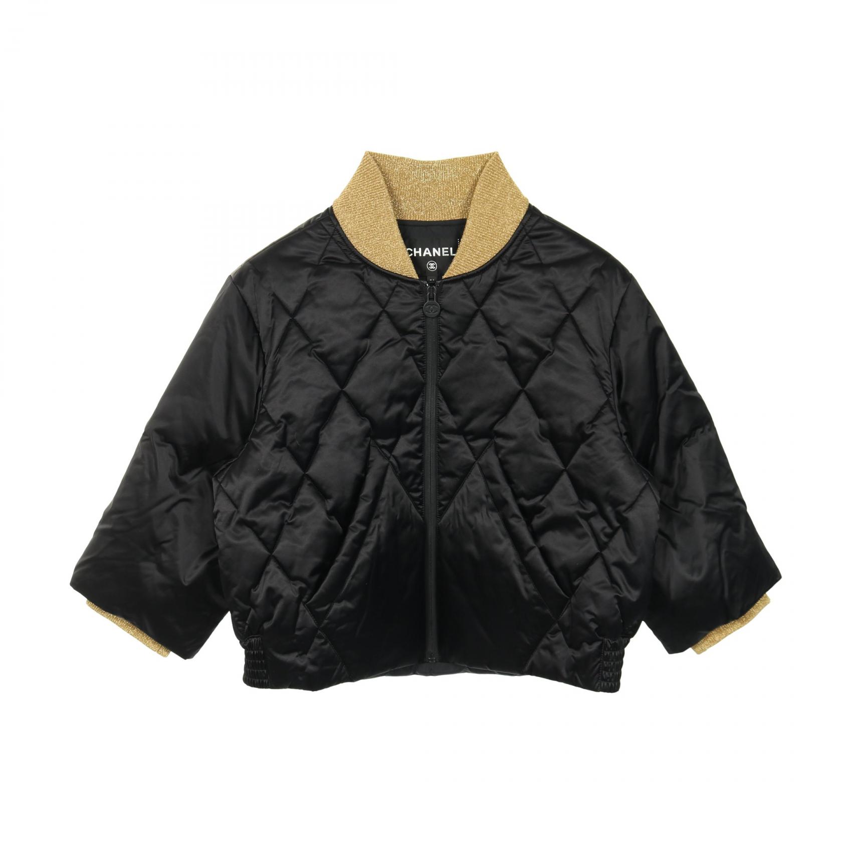 楽天市場】【CHANEL】シャネル『ツイード切替 ダウンジャケット size38