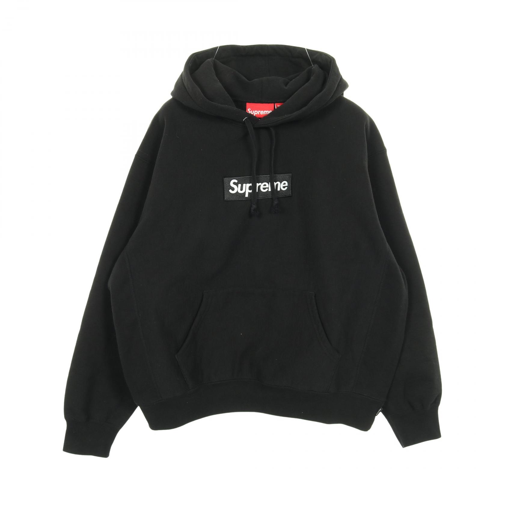 ≪5％OFFクーポン対象＆まとめ買い10%OFF≫シュプリーム Supreme パーカー 衣料品 トップス コットン メンズ ブラック系 【中古】