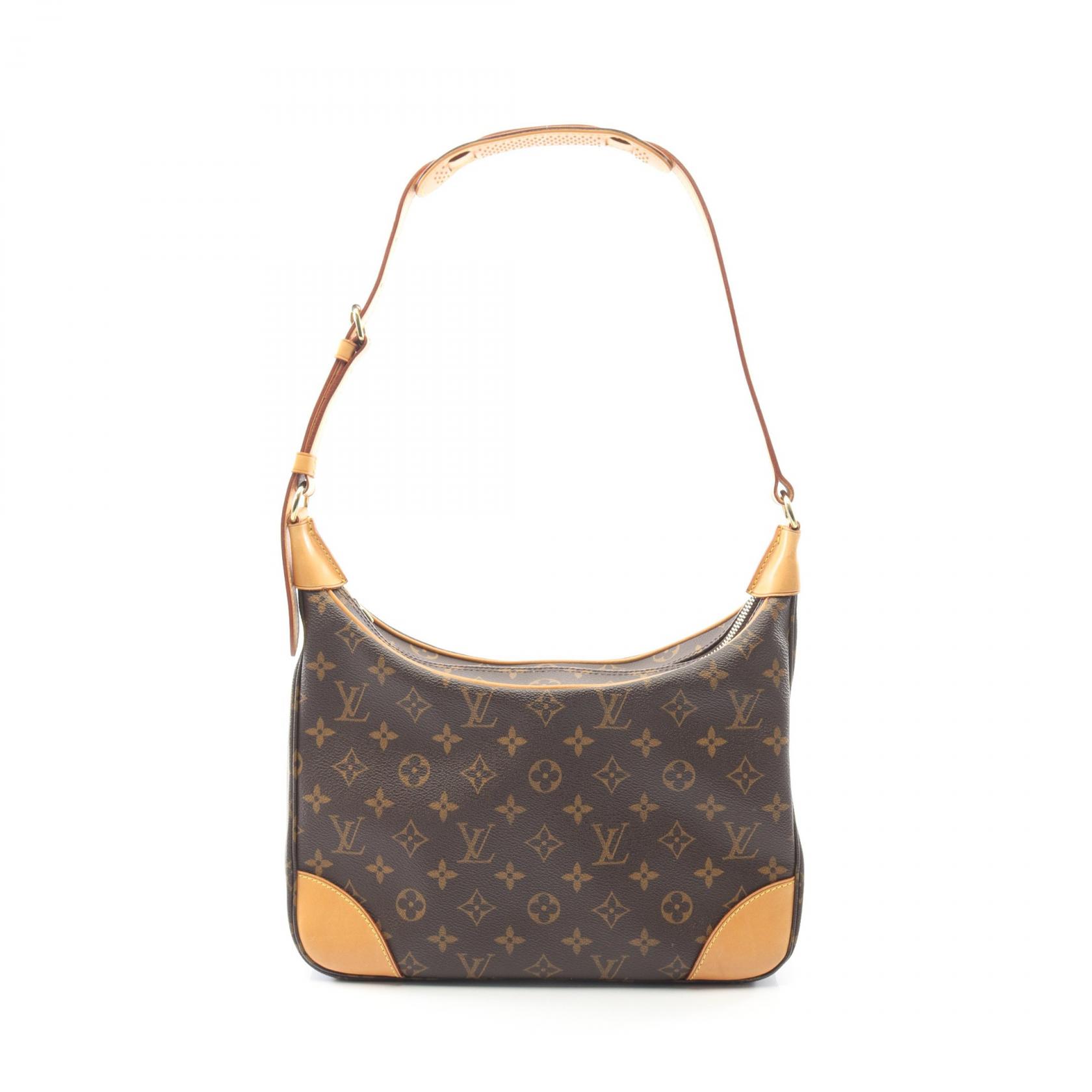 【1万円OFFクーポン対象】ルイ・ヴィトン LOUIS VUITTON ブローニュPM モノグラム ショルダーバッグ バッグ PVCコーティングキャンバス レザー レディース ブラウン系 M51265 【中古】