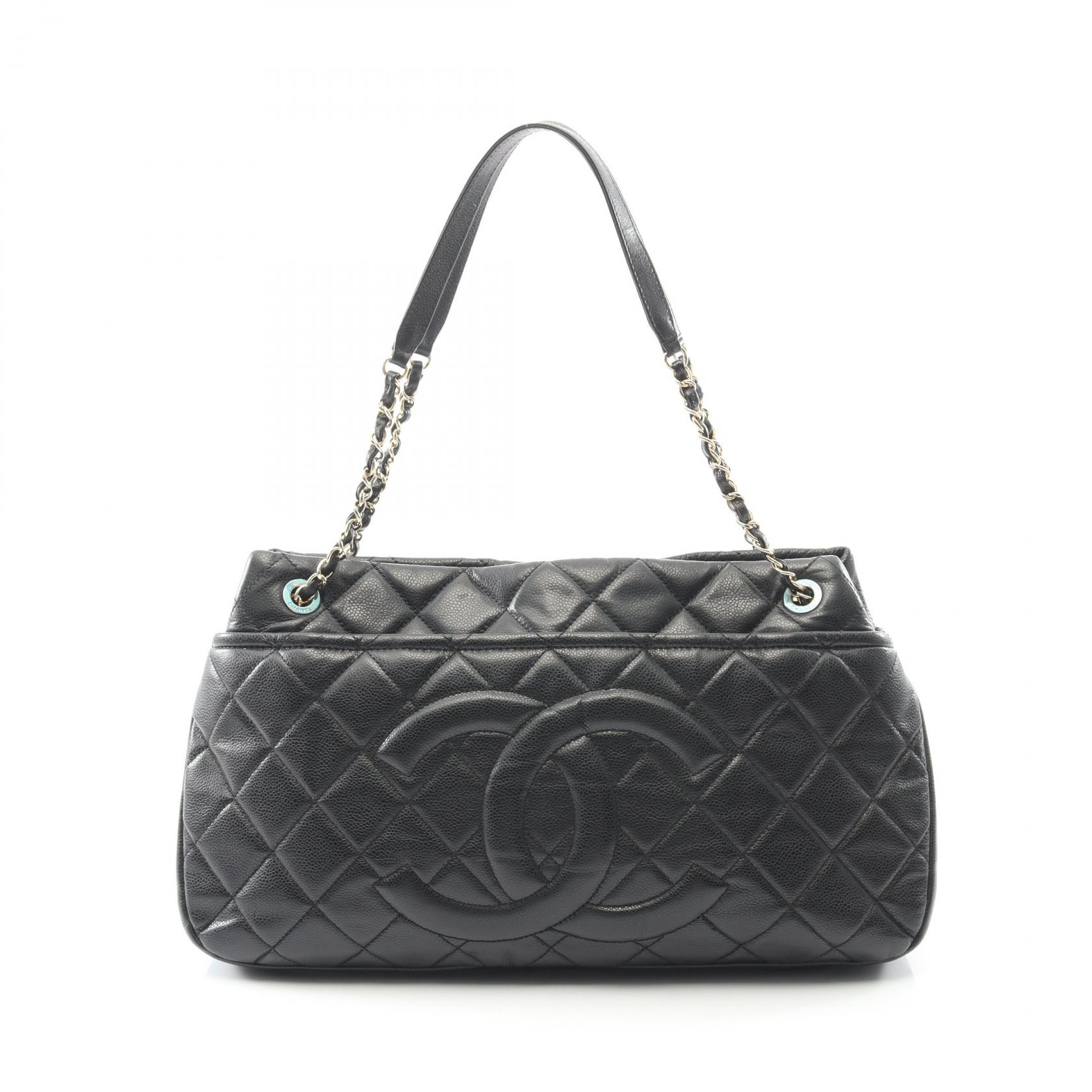 【3万円OFFクーポン対象】シャネル CHANEL マトラッセ トートバッグ バッグ キャビアスキン(グレインドカーフ) レディース ブラック系 【中古】