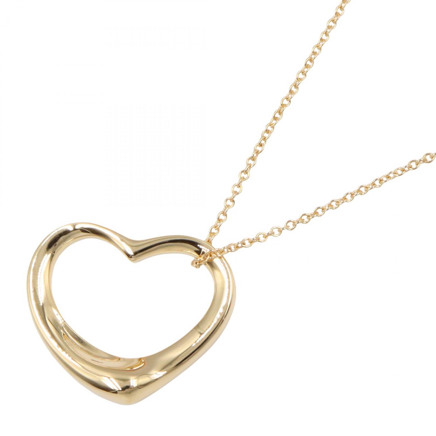 ティファニー TIFFANY＆CO オープンハートネックレス MD ネックレス ジュエリー K18（イエローゴールド） レディース ゴールド系 【中古】｜BRANDOFF TOKYO 189,000円