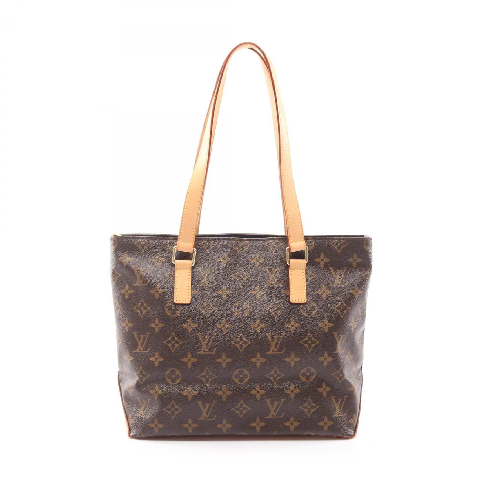 【5千円OFFクーポン対象】ルイ・ヴィトン LOUIS VUITTON カバピアノ ショルダーバッグ バッグ PVCコーティングキャンバス レザー モノグラム レディース ブラウン系 M51148 【中古】