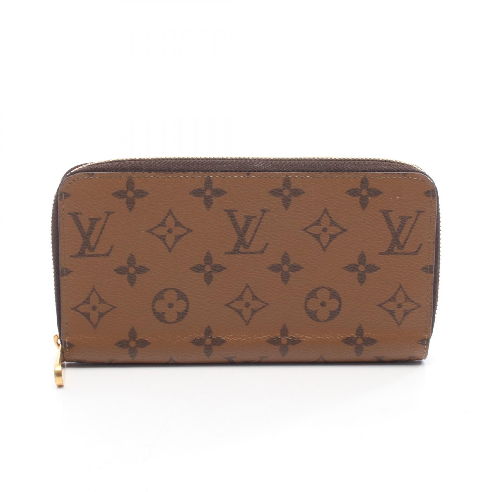 ≪5%OFFクーポン&まとめ買い10% ~7/26 9:59〆≫ルイ・ヴィトン LOUIS VUITTON ジッピーウォレット ラウンド長財布 財布 PVCコーティングキャンバス モノグラム・リバース レディース ブラウン系 M82444 【中古】|BRANDOFF TOKYO
