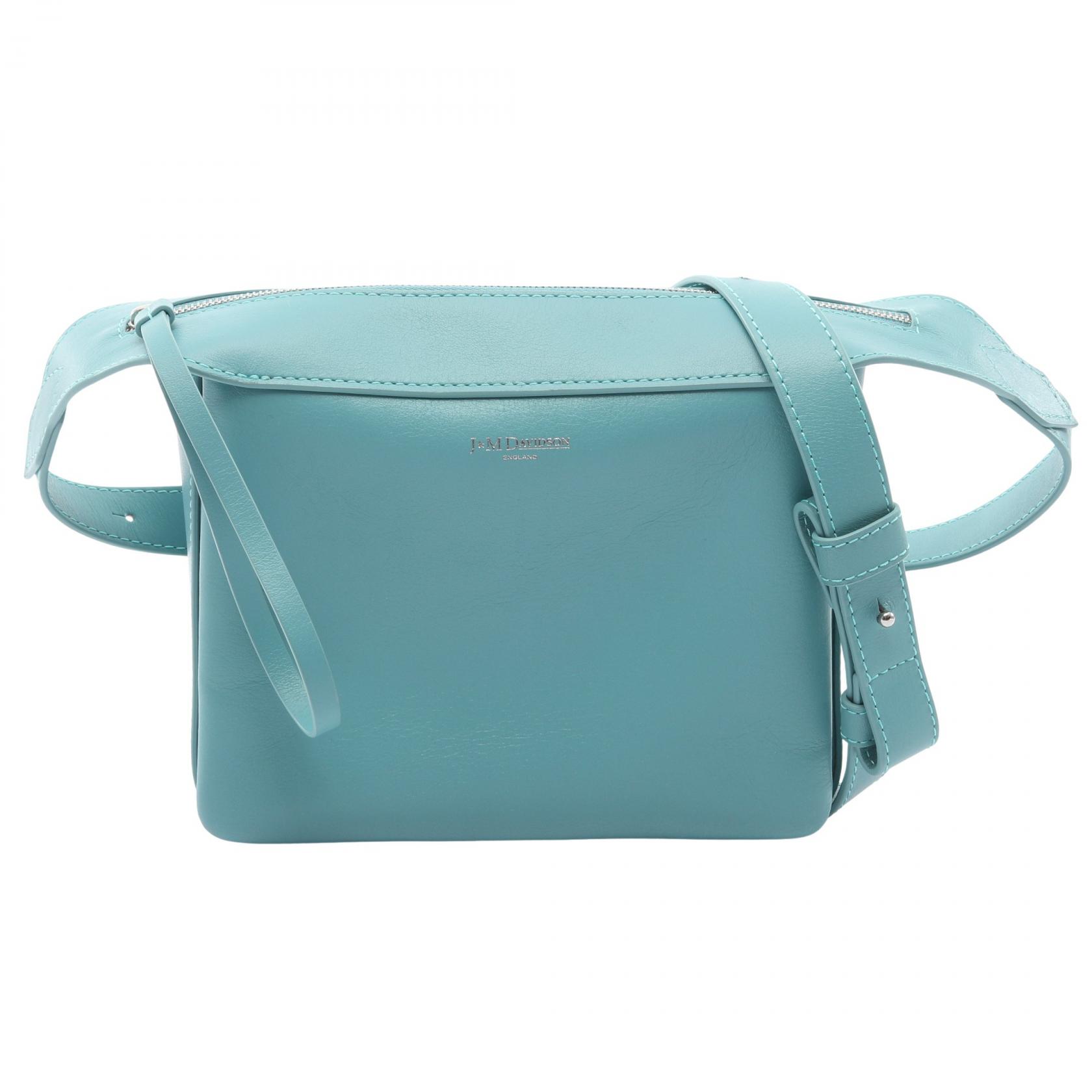ジェイアンドエムデヴィッドソン J&M Davidson COLLETO BAG ショルダーバッグ バッグ レザー レディース ブルー系 【中古】｜BRANDOFF TOKYO
