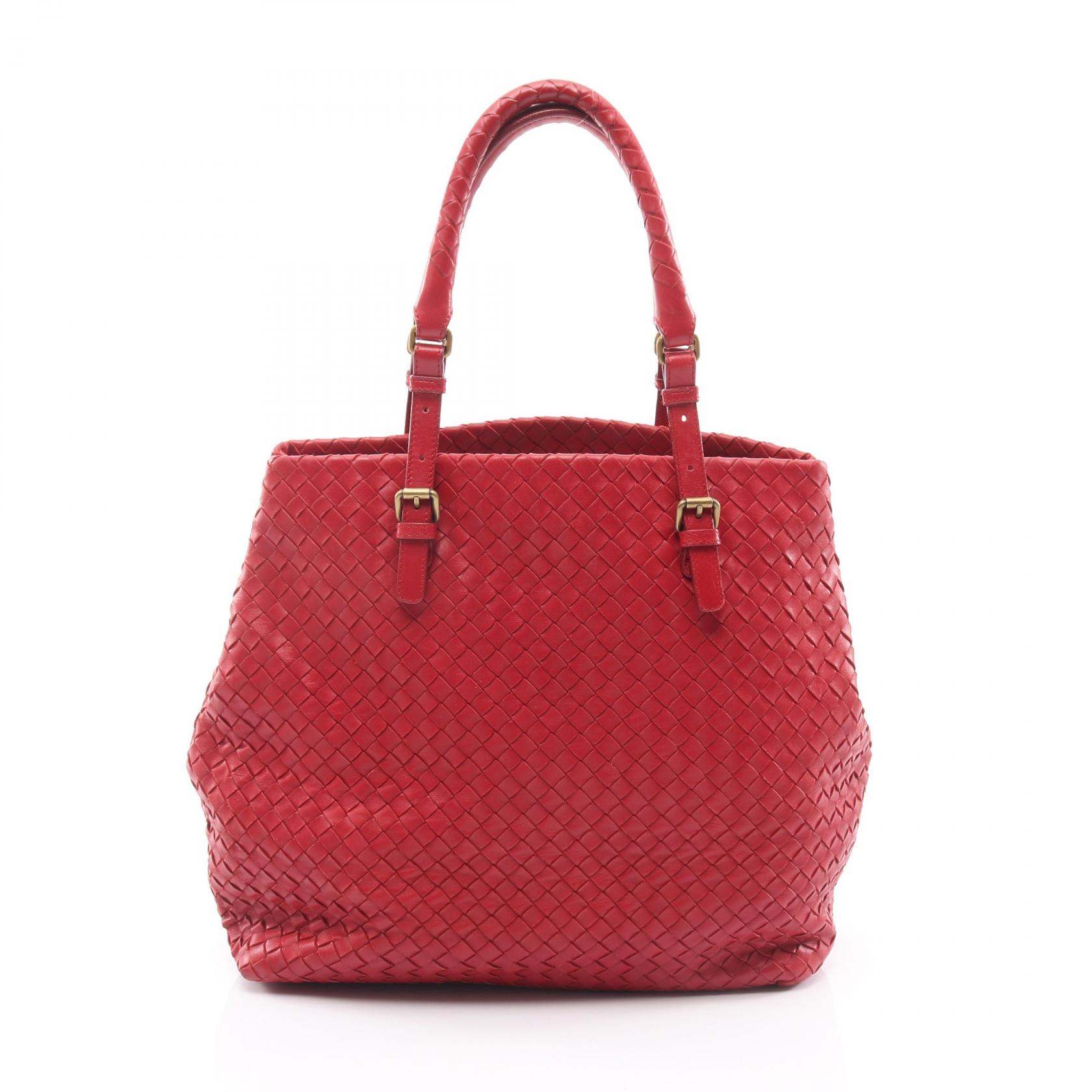 ≪5%OFFクーポン&まとめ買い10% ~7/26 9:59〆≫バレンシアガ BALENCIAGA イントレチャート トートバッグ バッグ レザー レディース レッド系 179635 【中古】|BRANDOFF TOKYO