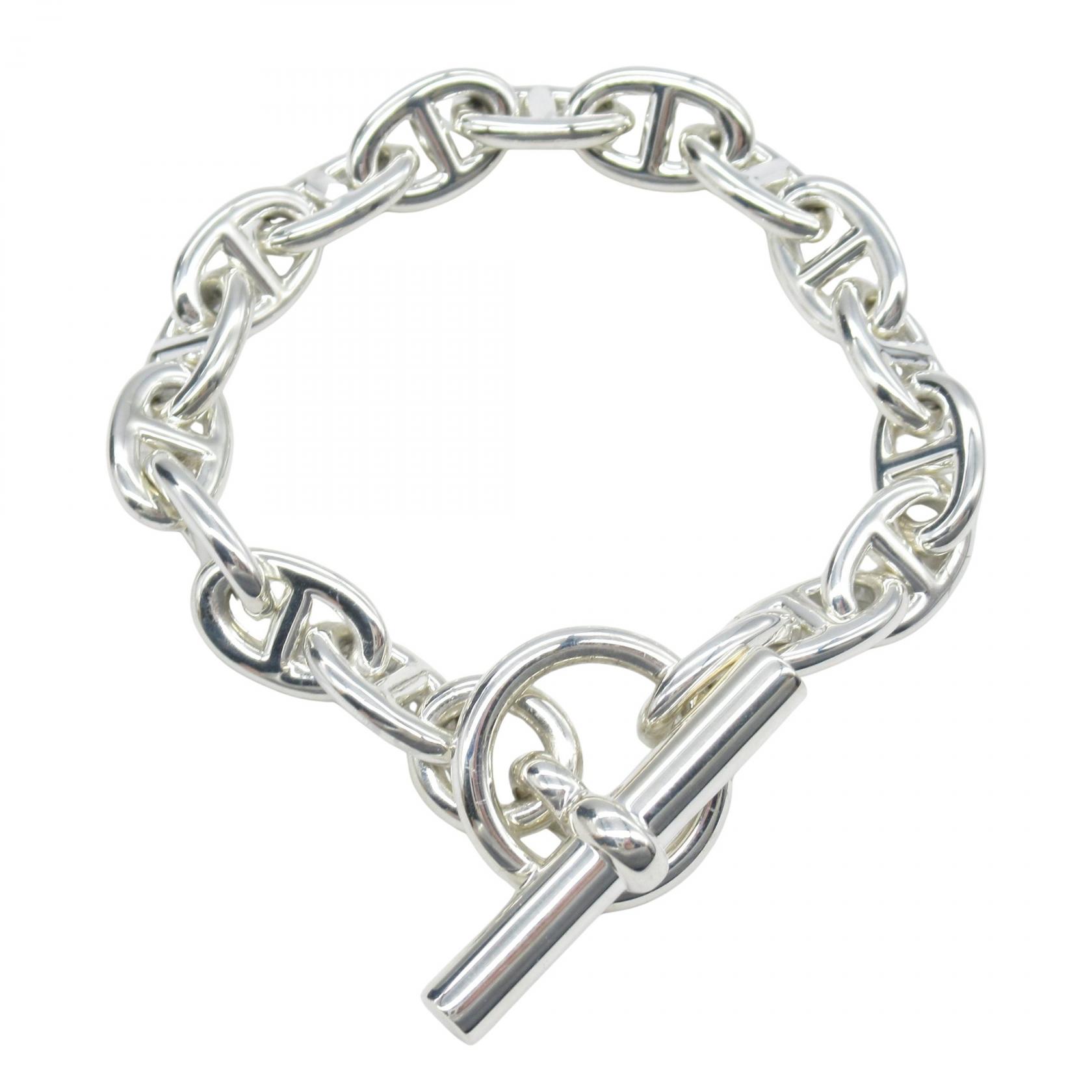 エルメス HERMES シェーヌダンクルブレスPM 17コマ ブレスレット アクセサリー シルバー925 レディース シルバー系 【中古】